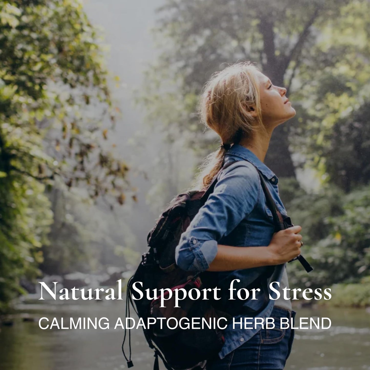Utzy Naturals Adapto-Calm Cortisol Support Supplement Capsules 60