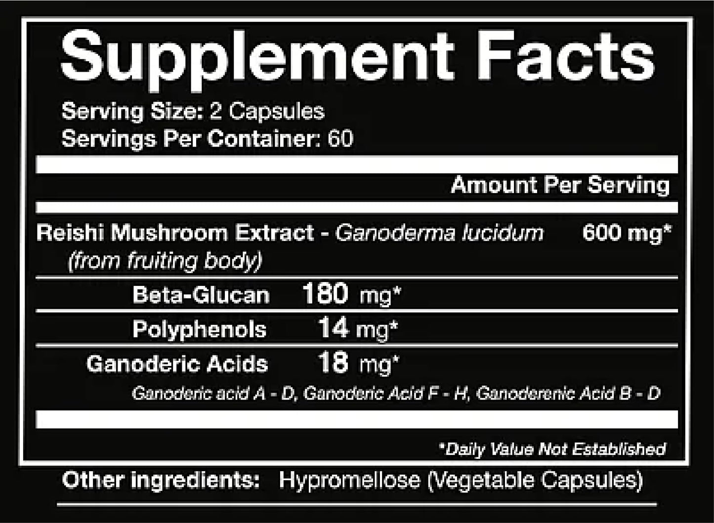 ORIVeDA REISHI Primo Capsule, 120 Capsules