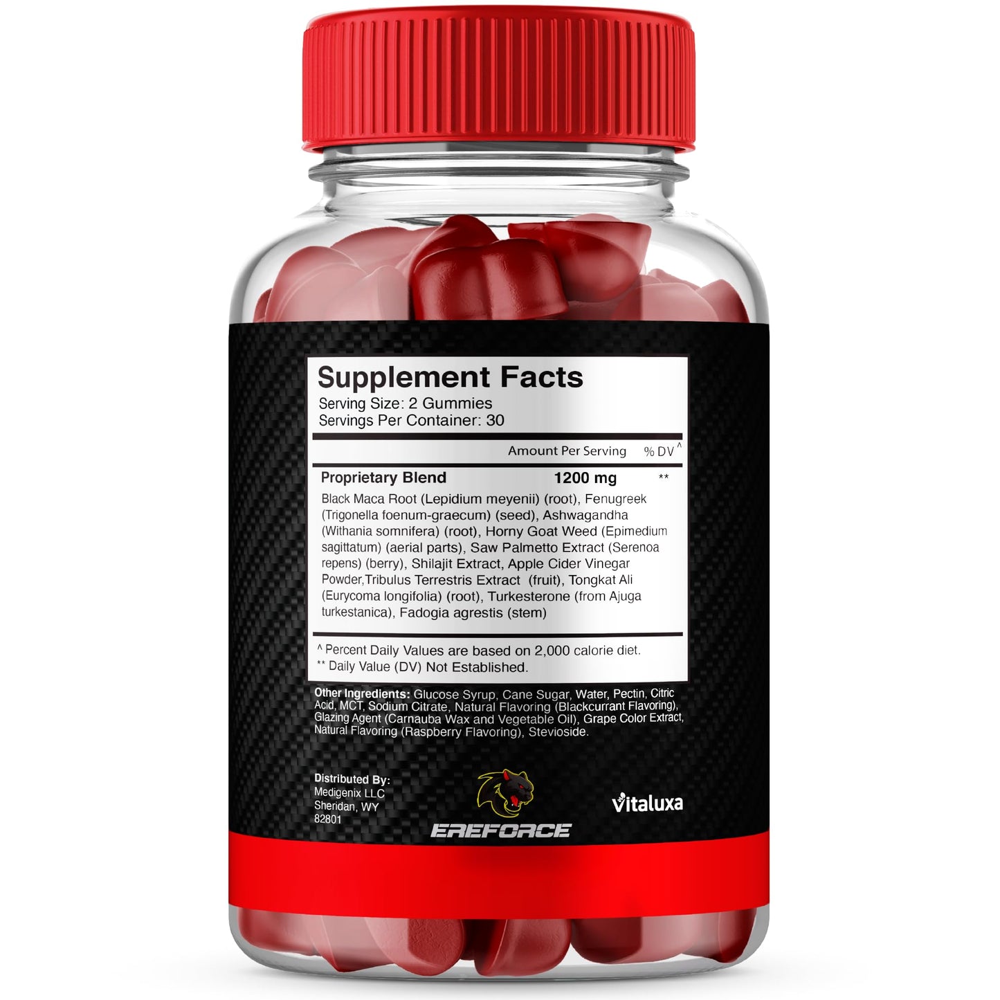 Vitaluxa Ereforce Gummies 60 Count