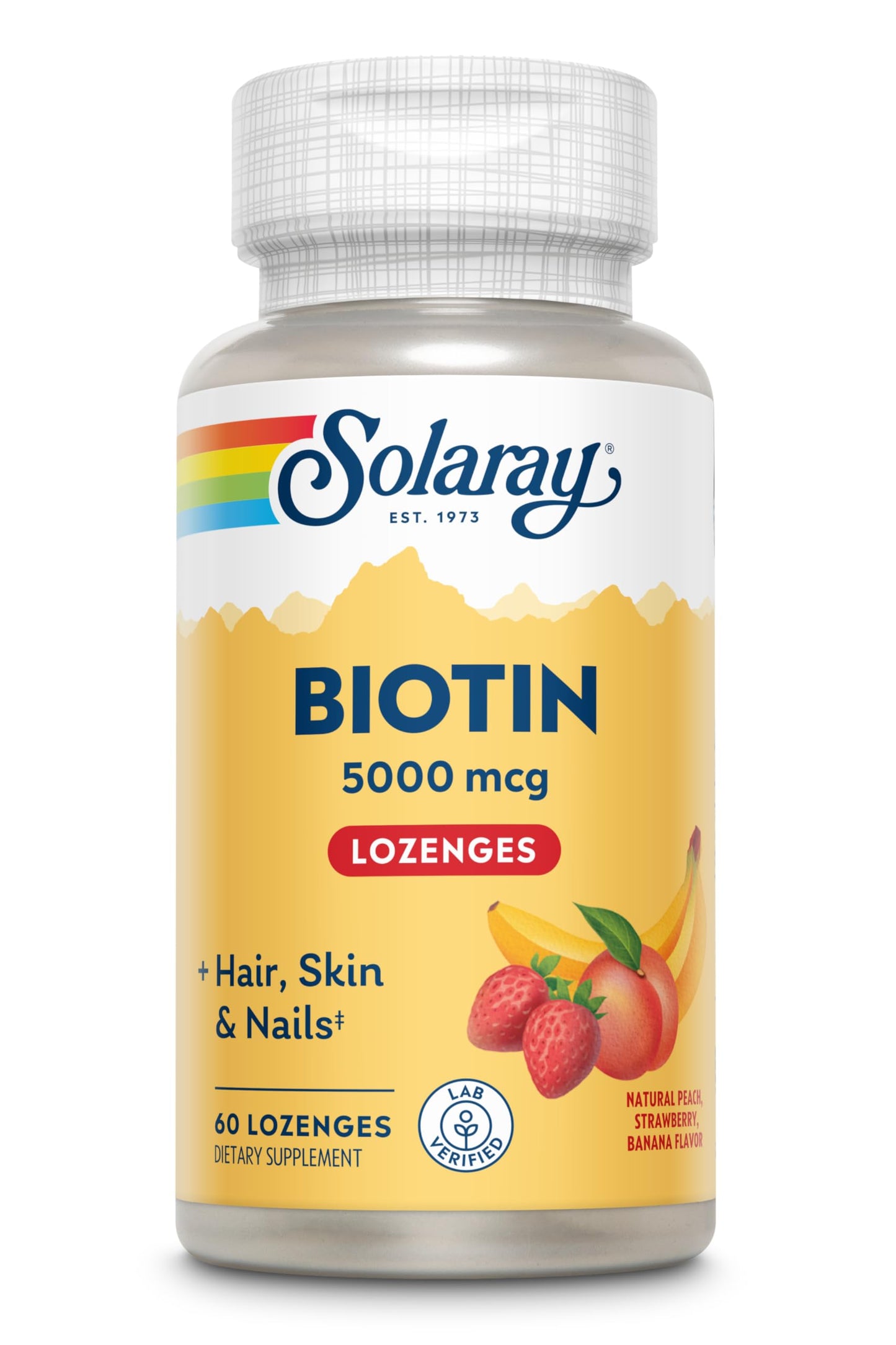 SOLARAY Biotin 5000 mcg Lozenges 60