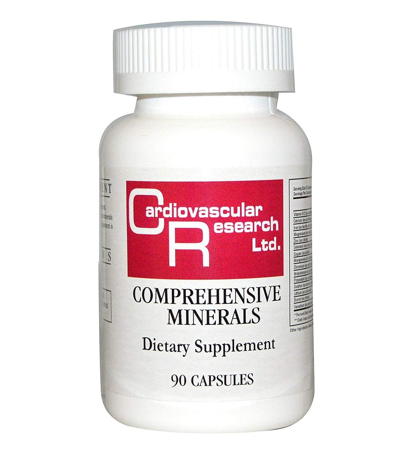 Cardiovascular Research Comprehensive Minerals Capsule 90 Count
