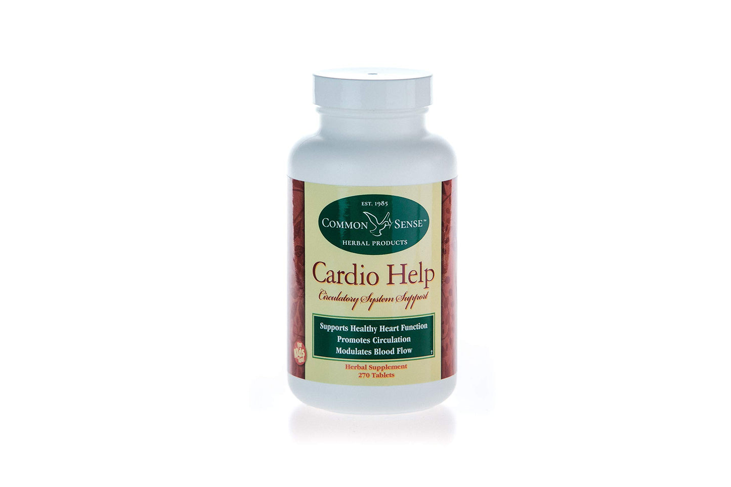 Common Sense Herbal Products Cardio Help: Circulatory System Support, 270 Tablets