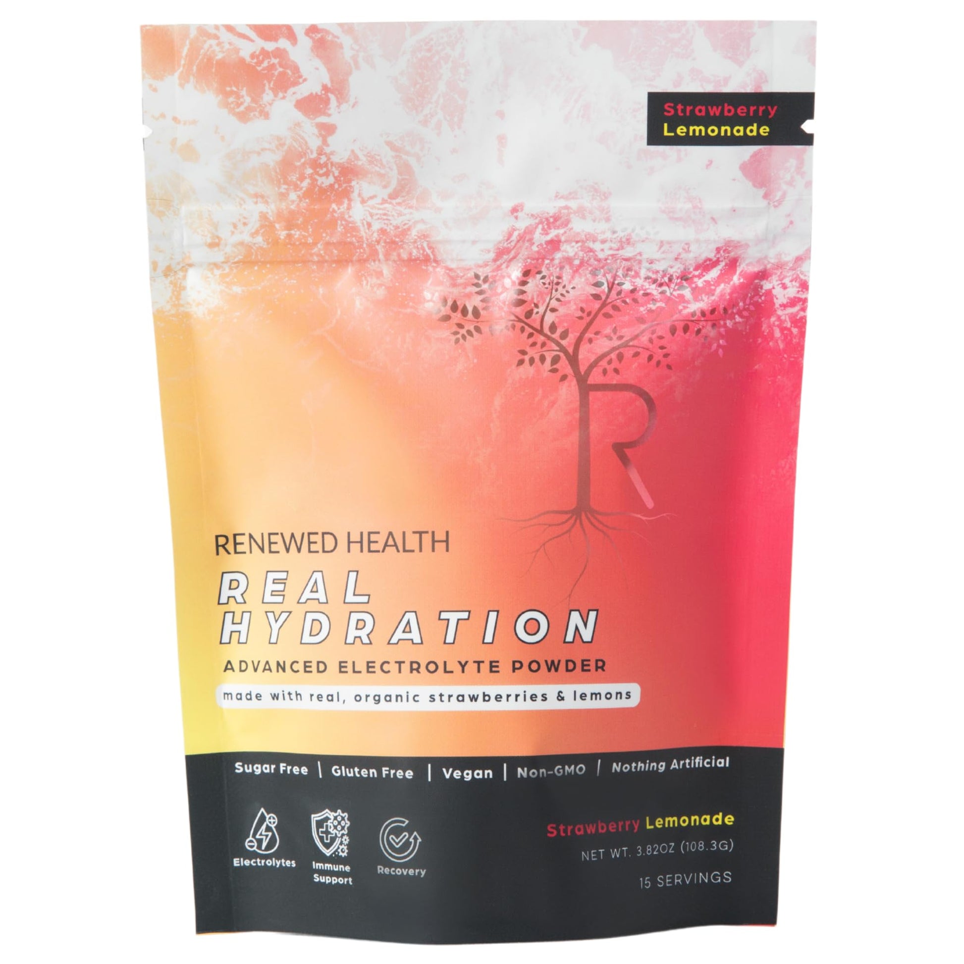 Renewed Health Real Hydration Advanced Electrolyte Powder 3.82 Ounce