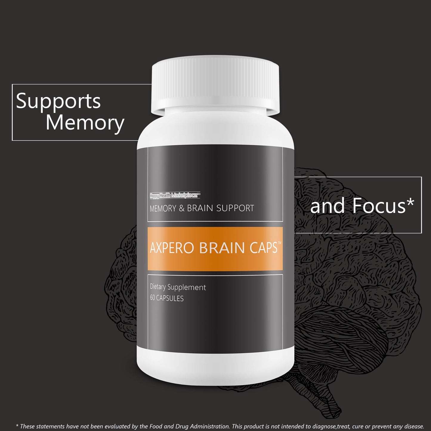Happy Health Marketplace Axpero Brain Caps Capsule 60 Count