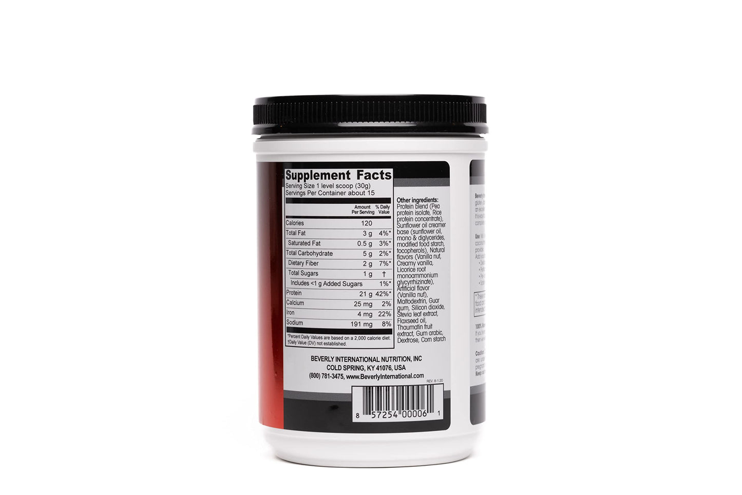 Beverly International PBP Plant Based Protein Powder 1 lb