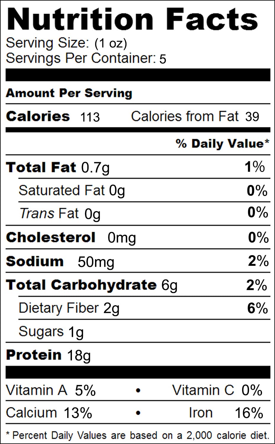 SOYAMI Soy Protein (Meat Substitute) Dried, 5