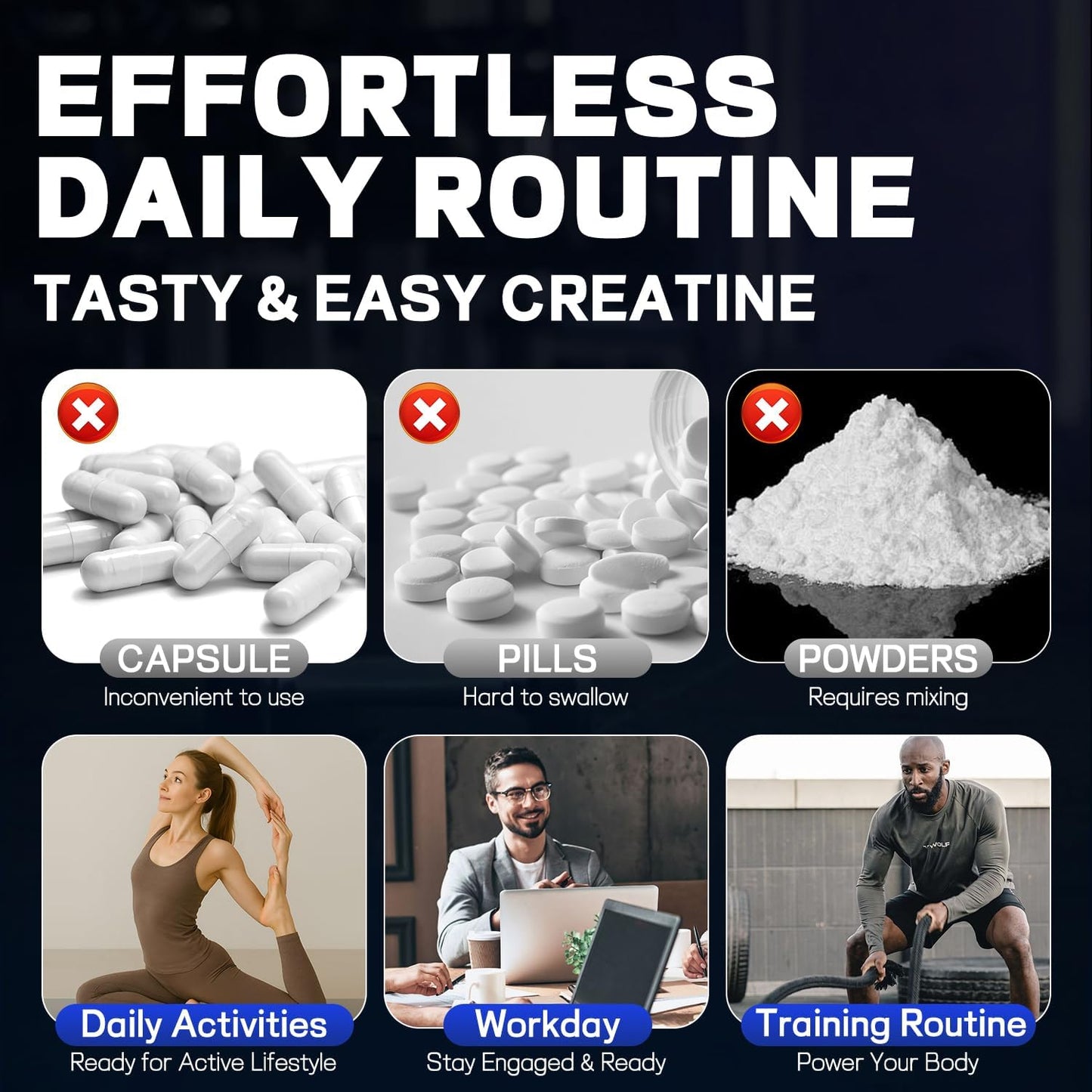 Manewu Creatine Monohydrate Gummy 90 Count