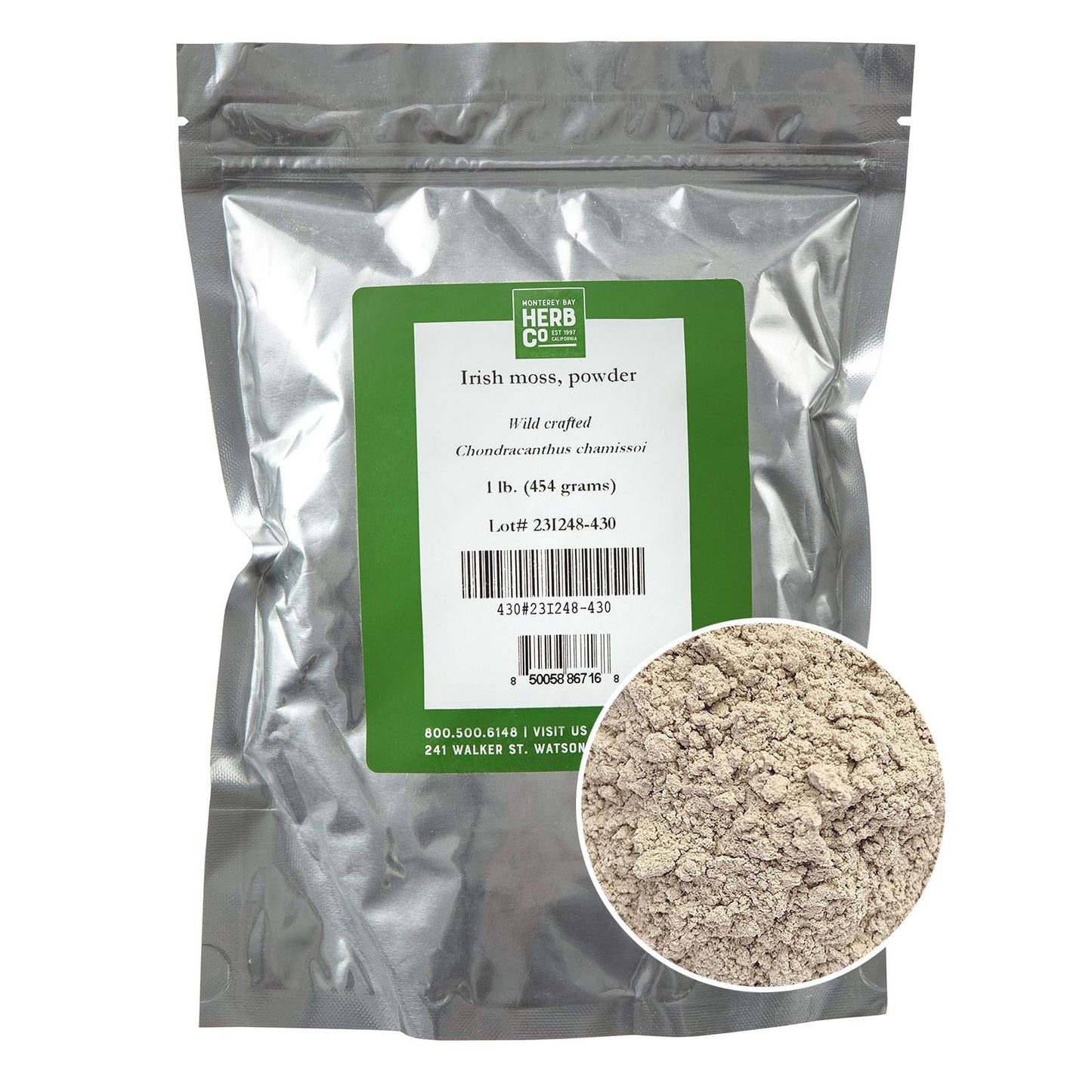 MONTEREY BAY HERB CO Pacific Irish Moss Powder 1 lb