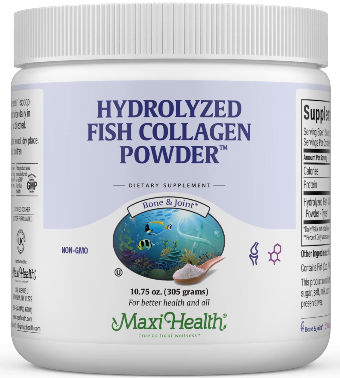 Maxi Health Collagen Peptides Powder 10.75 oz