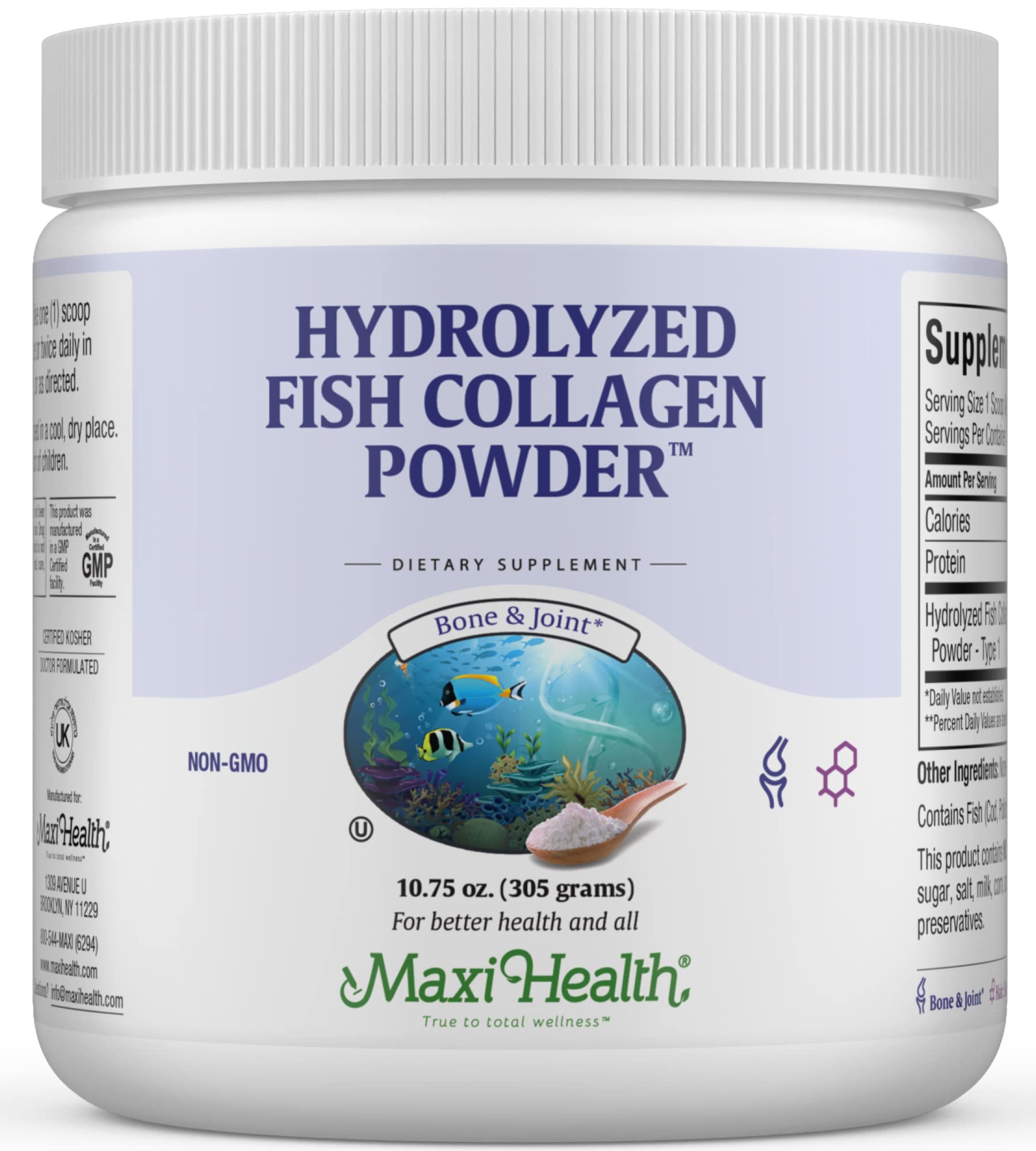 Maxi Health Collagen Peptides Powder 10.75 oz