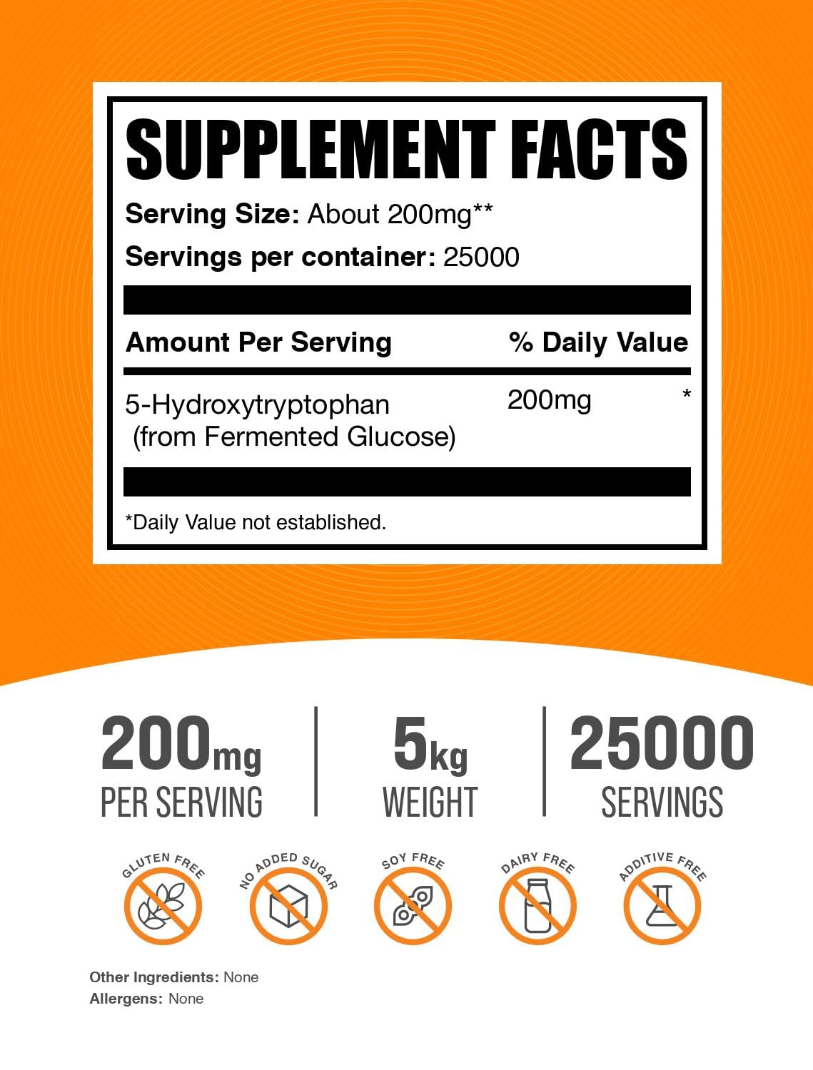 BulkSupplements 5-HTP Powder 176.19