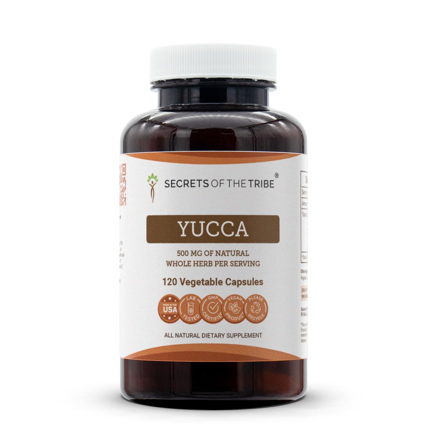 Secrets of the Tribe Yucca Capsules 120 Count