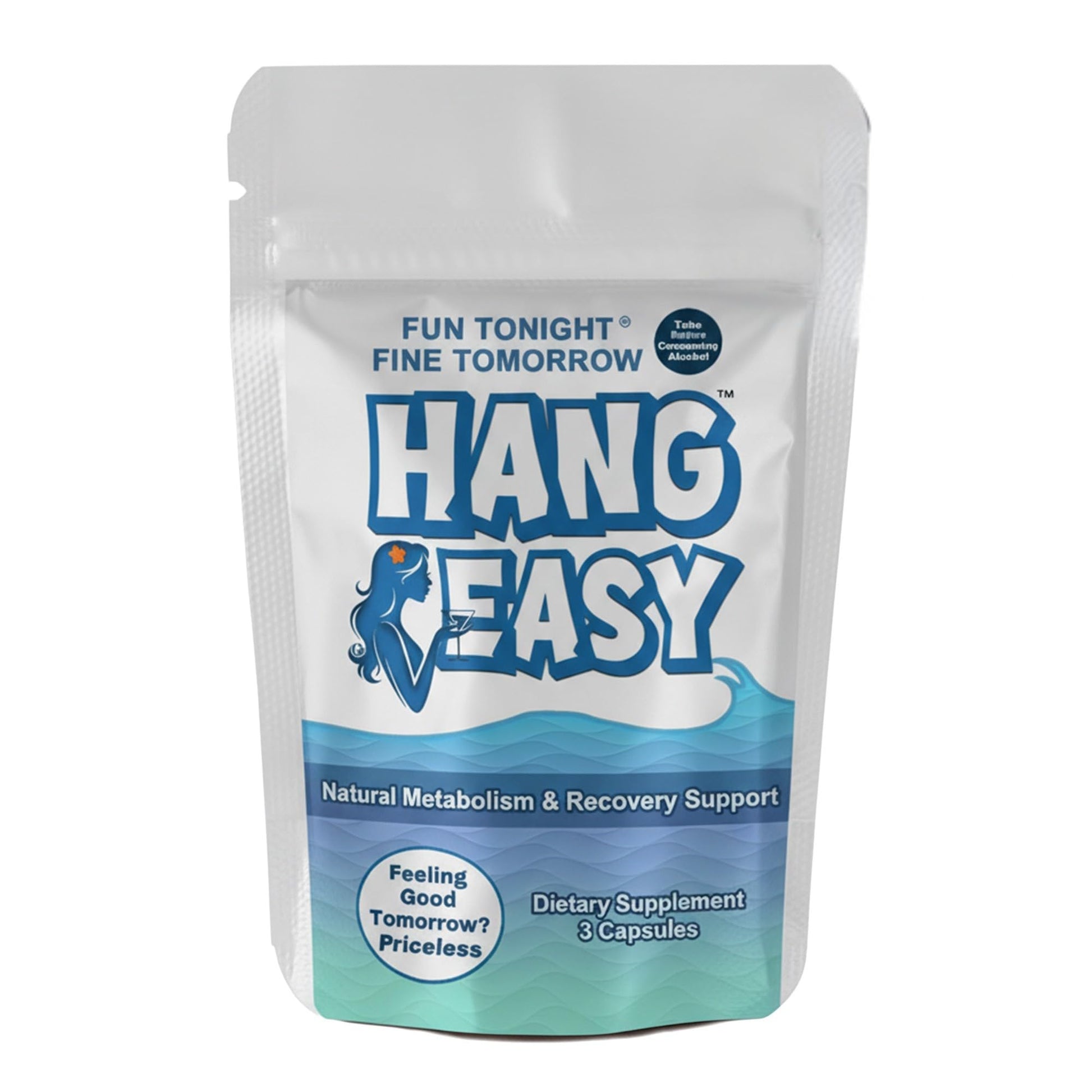 Good Mana Hang Easy Pre-Drink Supplement with Olena Gold Turmeric & Vegan NAC – Natural Metabolism & Recovery Support 30 Capsules