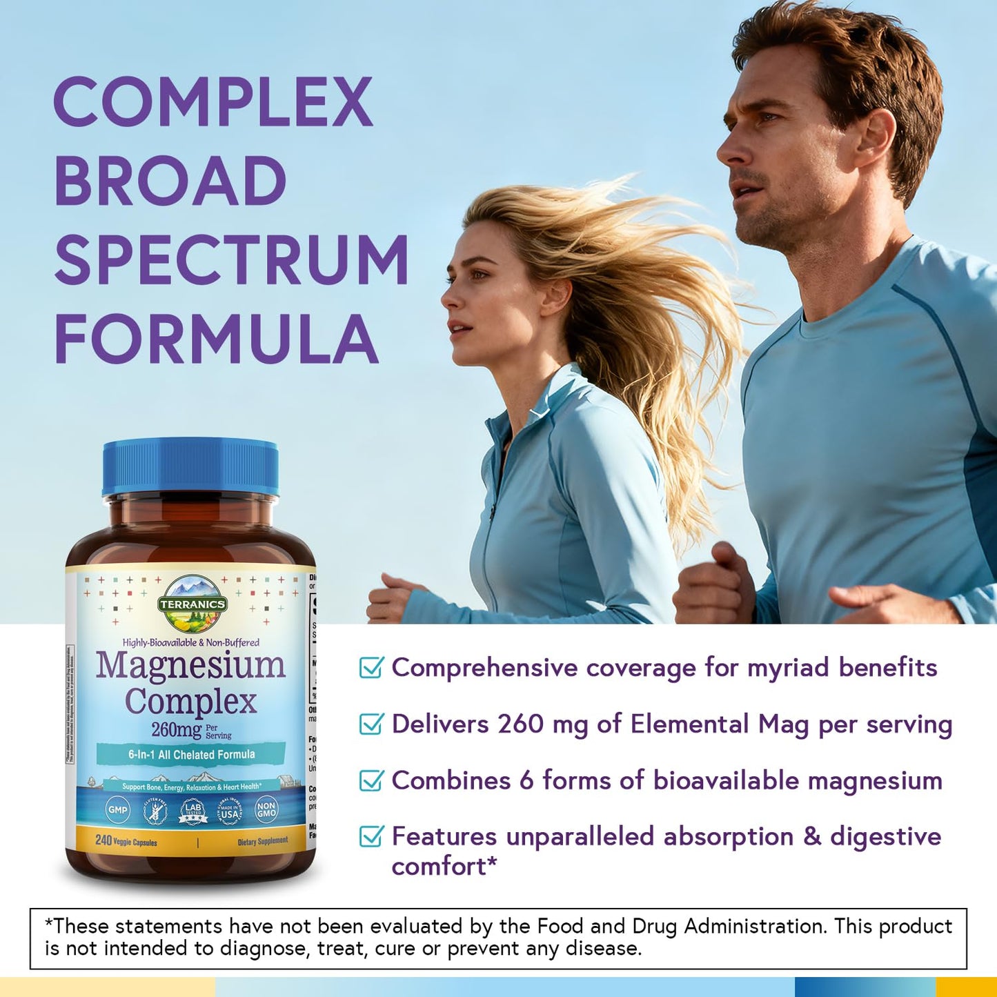 Terranics Magnesium Complex Capsule, 240 Capsules