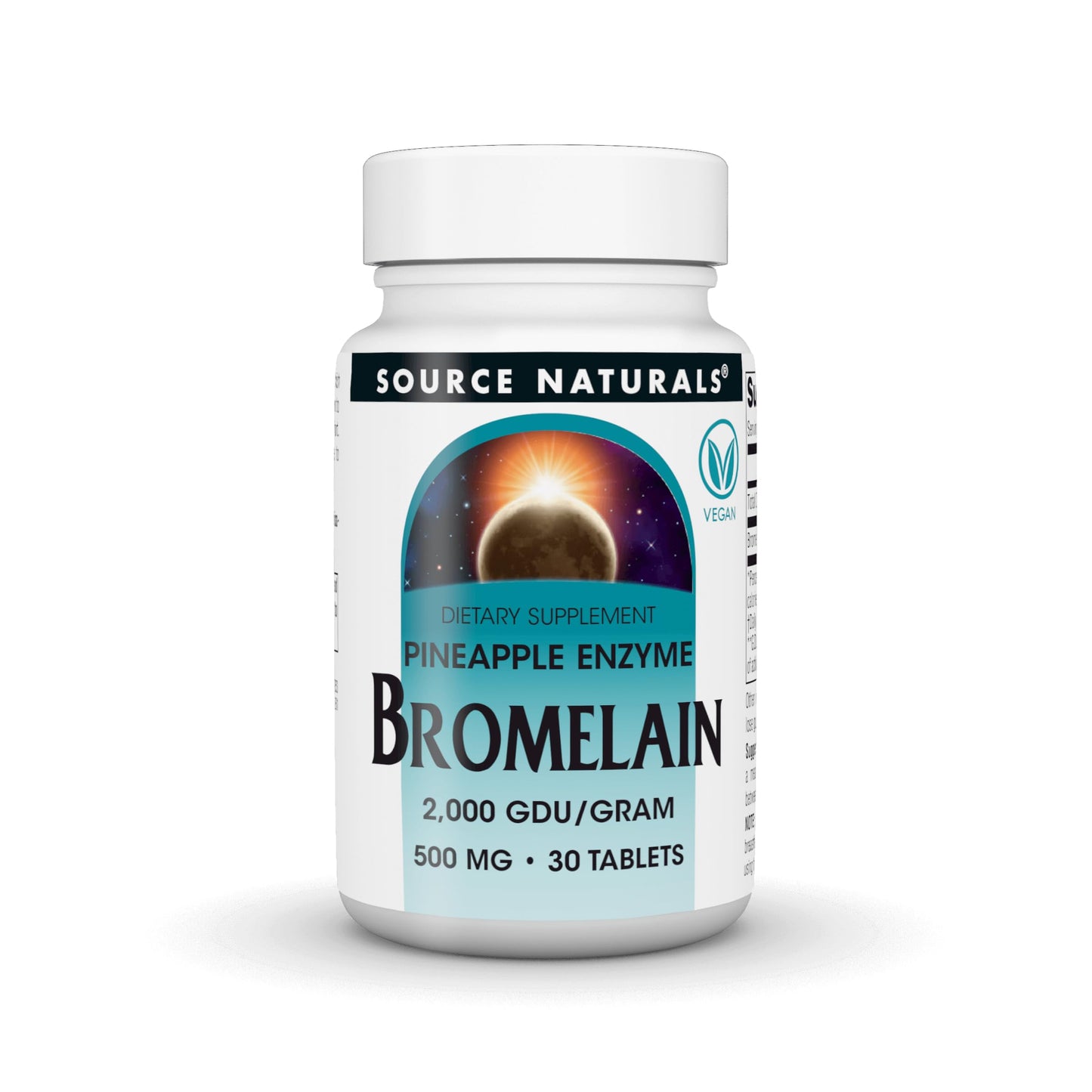 Source Naturals Bromelain Pineapple Enzyme Tablets, 30 Count