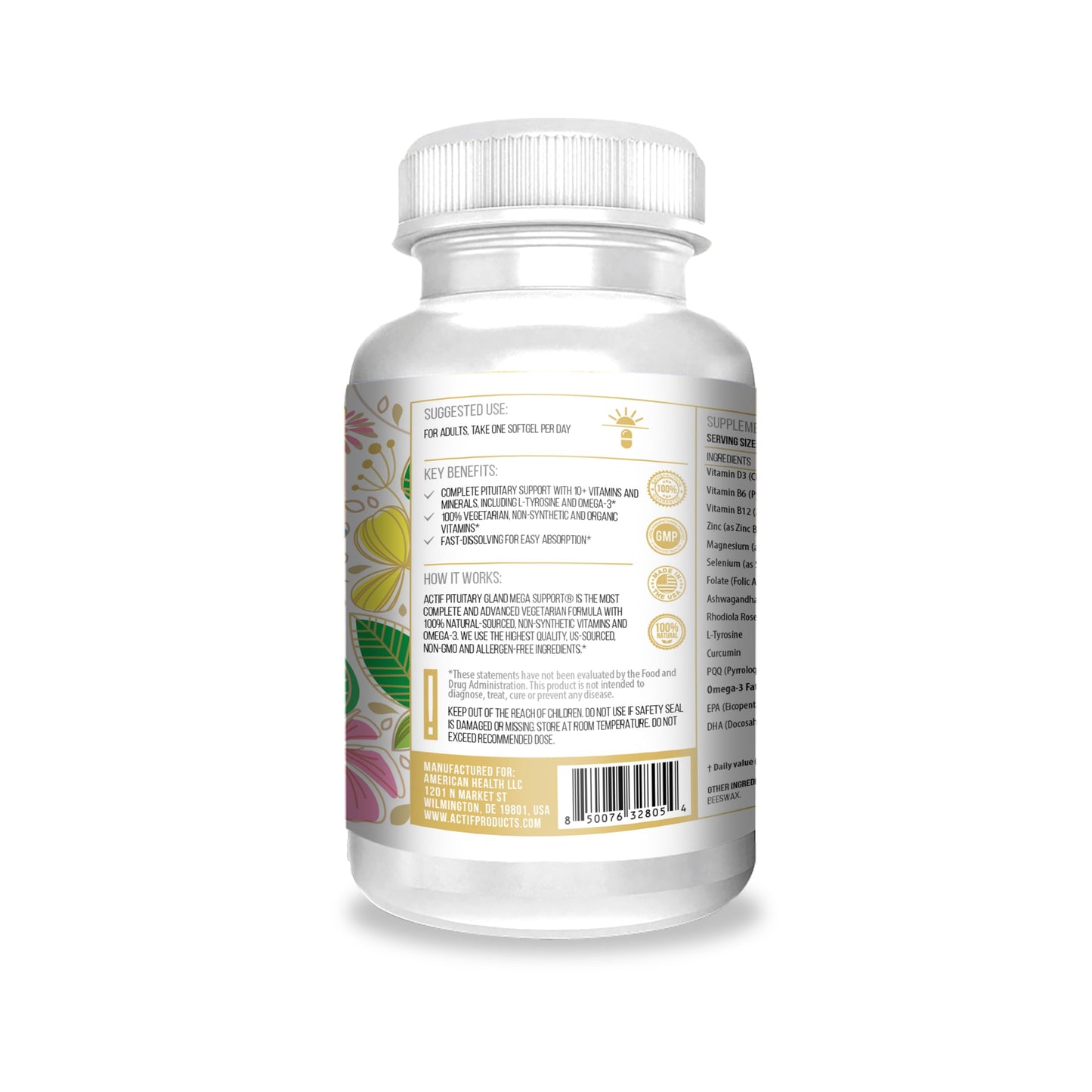 ACTIF Pituitary Mega Support Gummy 1 Count