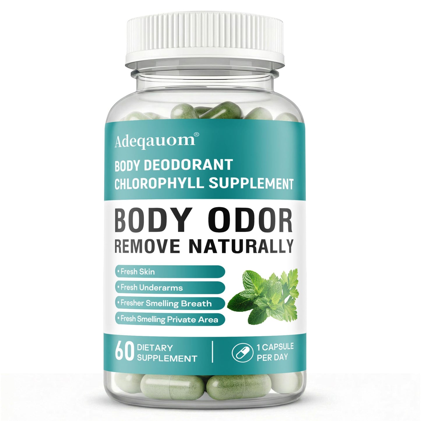 Adeqauom Chlorophyll Capsules 60 Count
