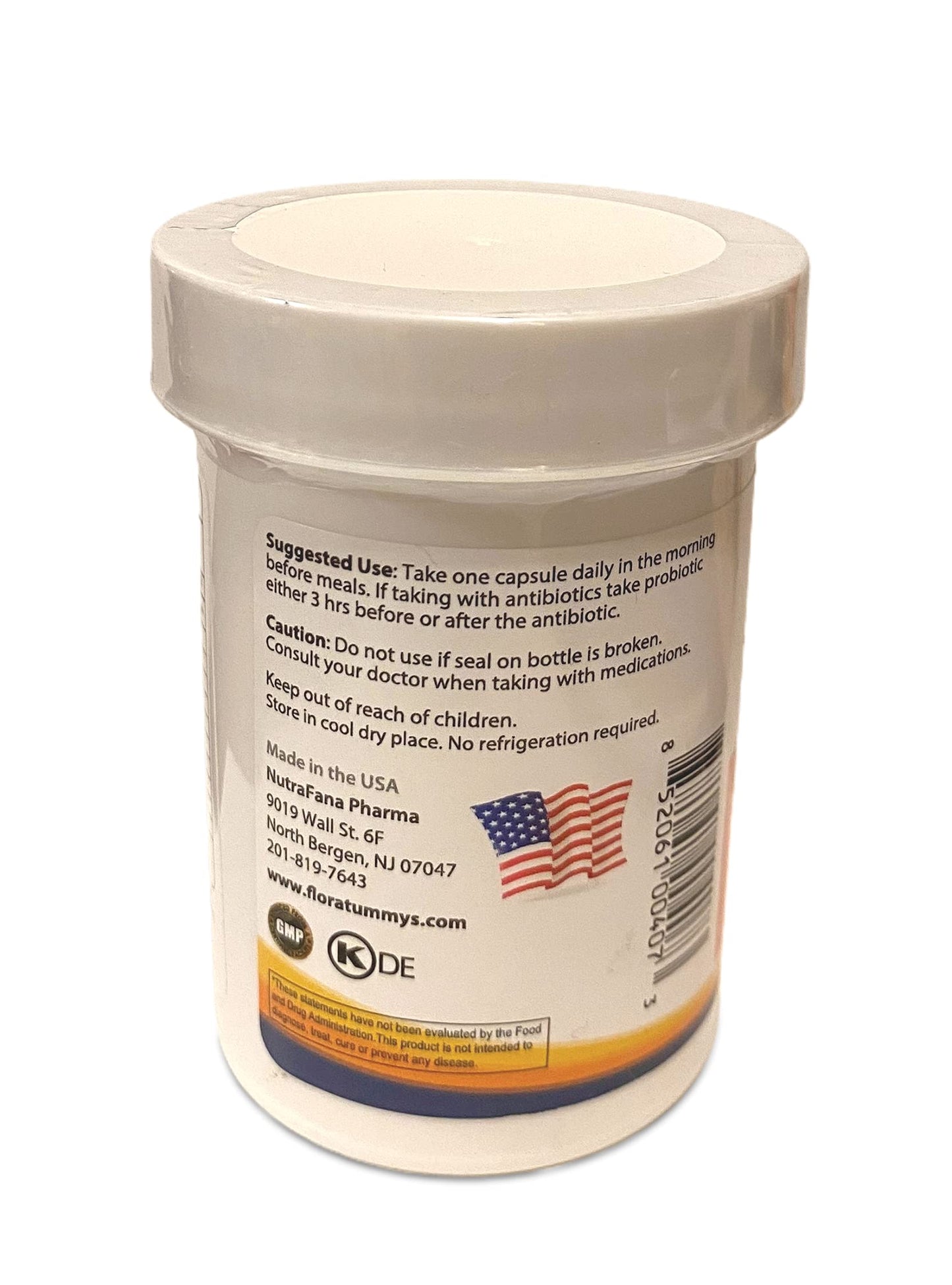 FloraTummys 50 High Potency Adult Probiotic Capsule, 30 Count