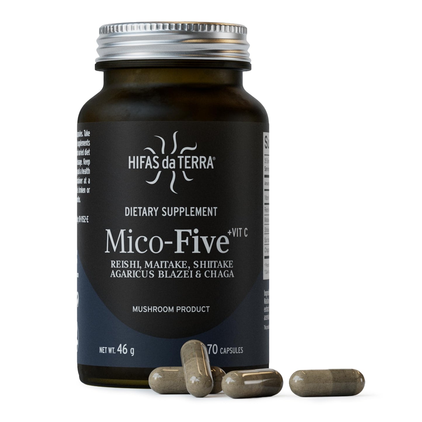 HIFAS DA TERRA Mico-Five Mushroom Complex 70 Capsules