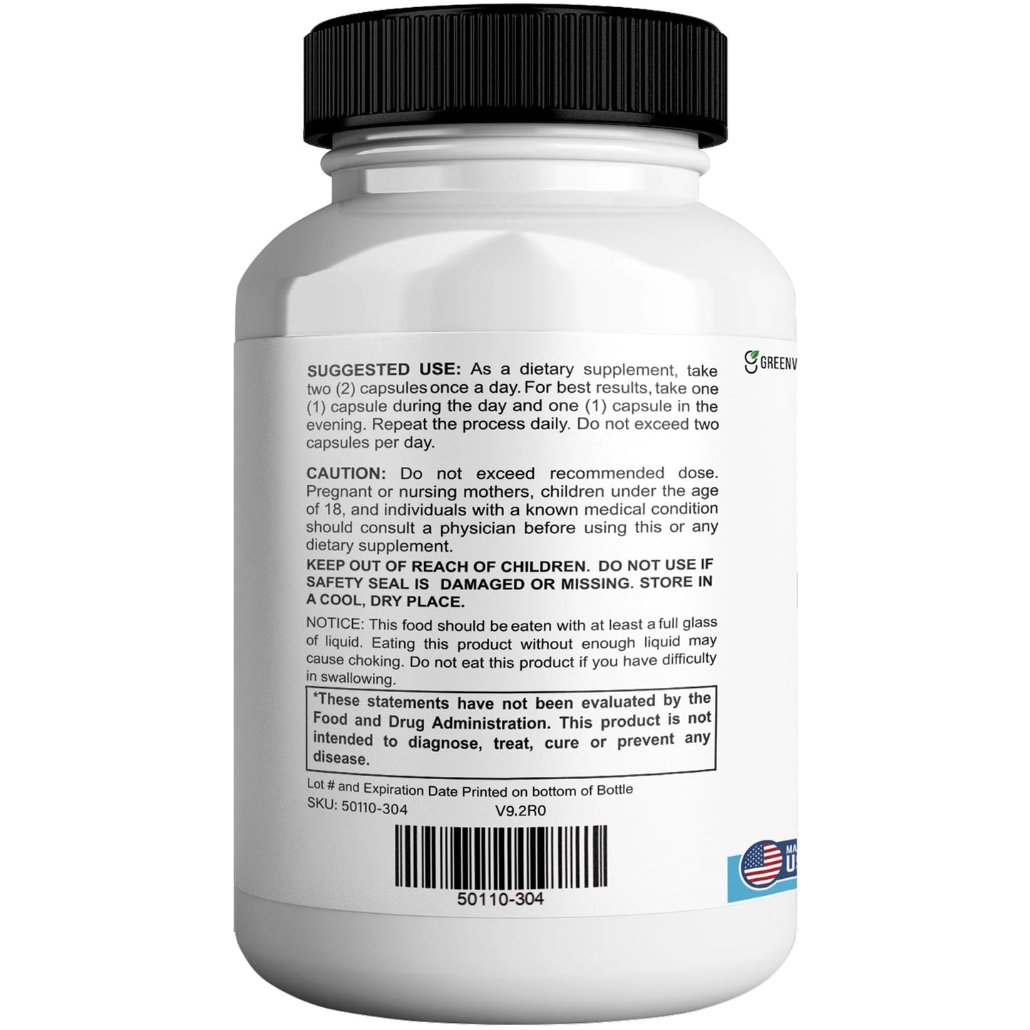 GREENVIFY Lean Belly Max Natural Supplement Capsule, 60 Capsules