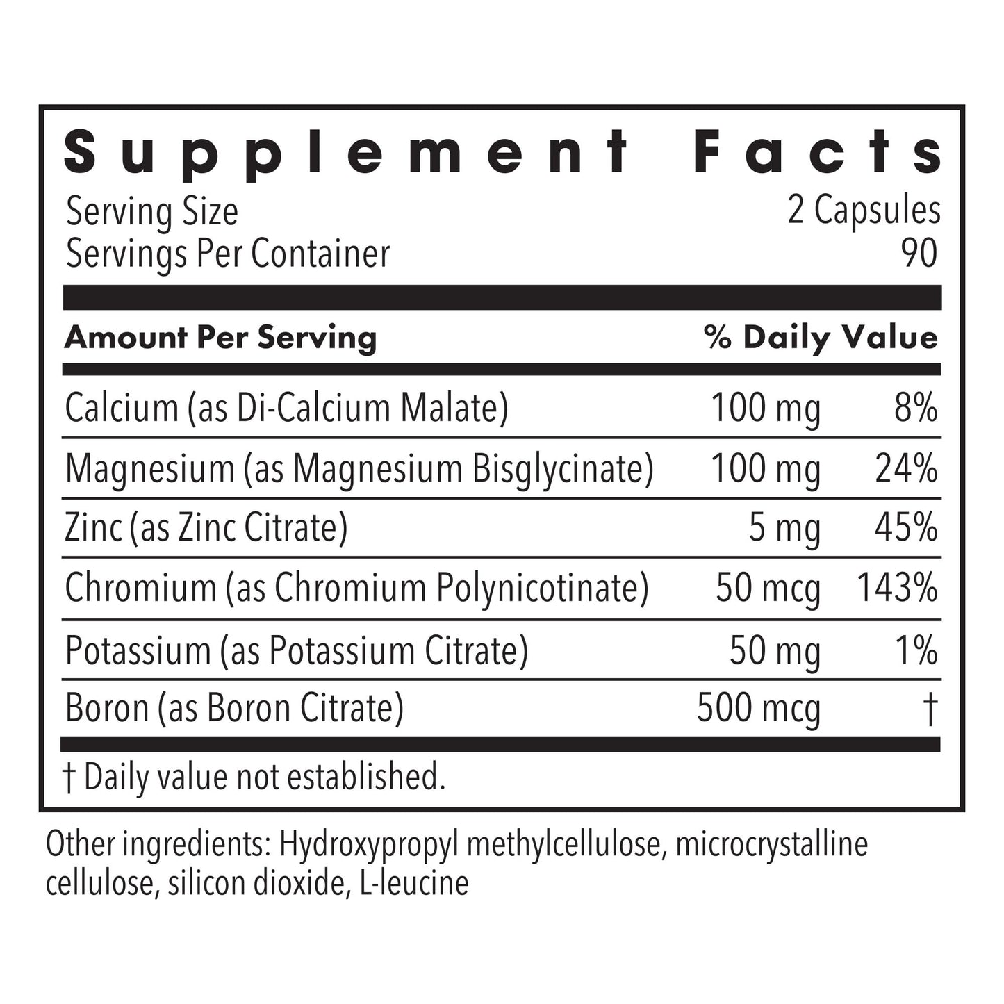 Metabolic Maintenance Muscle Recovery Electrolyte Mineral Supplement Magnesium, Potassium & Zinc Blend Hydration & Post Workout Support Hypoallergenic 180 Capsules