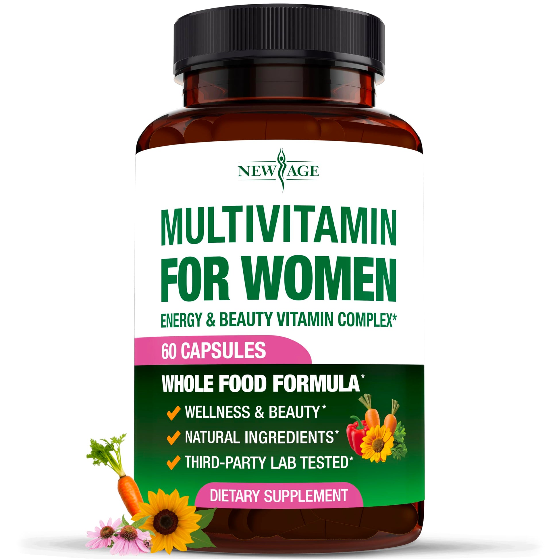 NEW AGE Multivitamin for Women Capsule, 60 Count