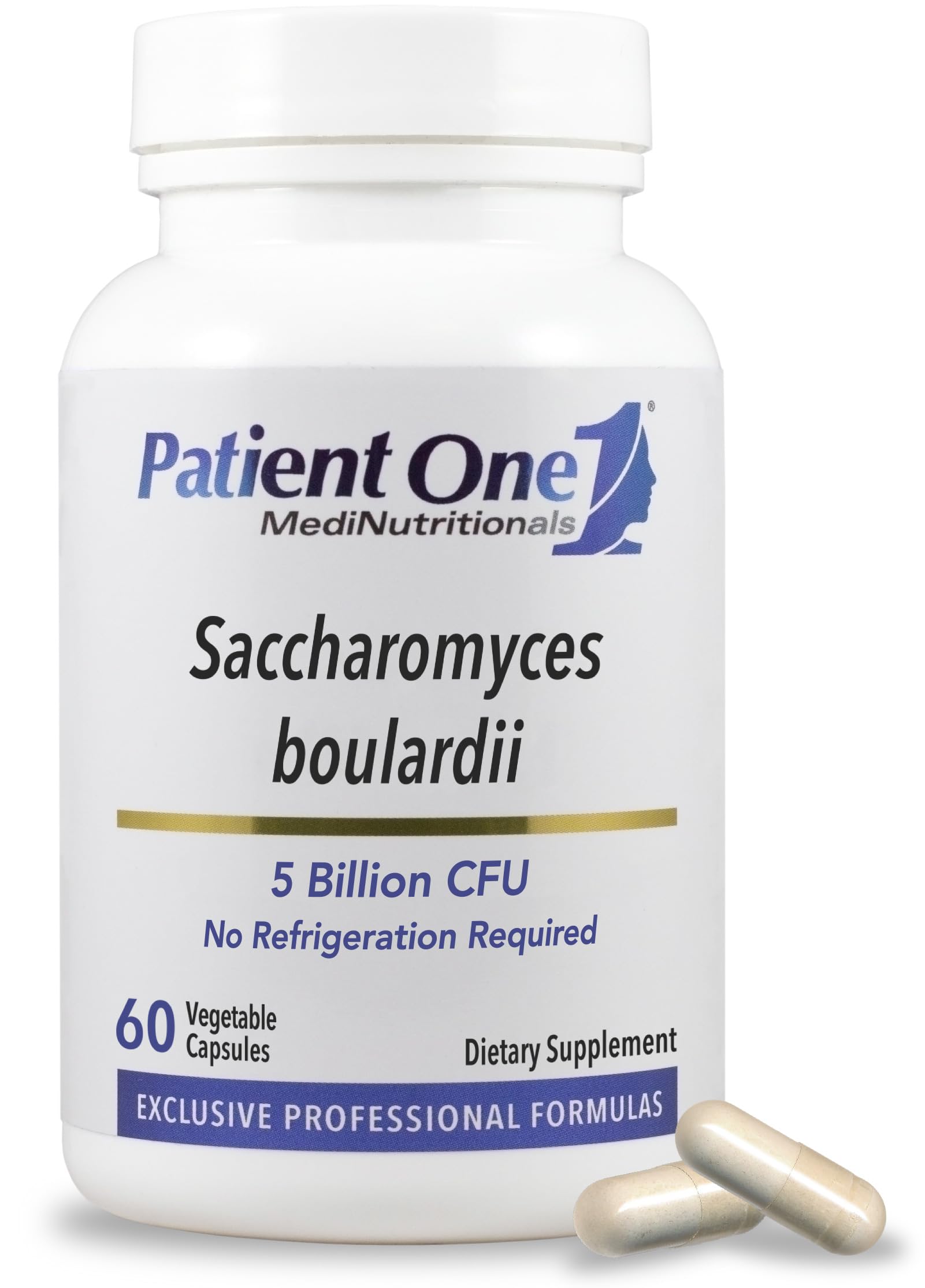Patient One Saccharomyces Boulardii Probiotic Supplement Capsule 60 Capsules