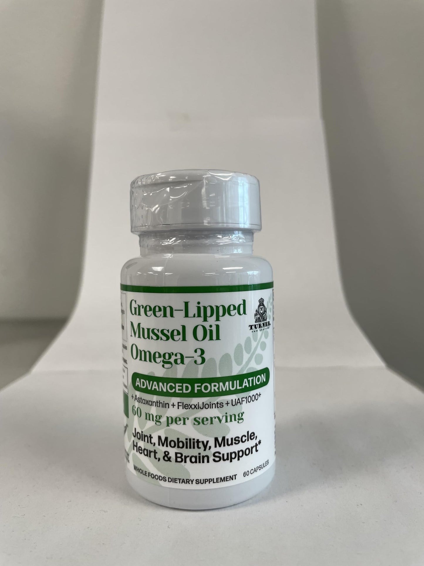 TURNER New Zealand Green Lipped Omega-3 Mussel Oil Softgels 180