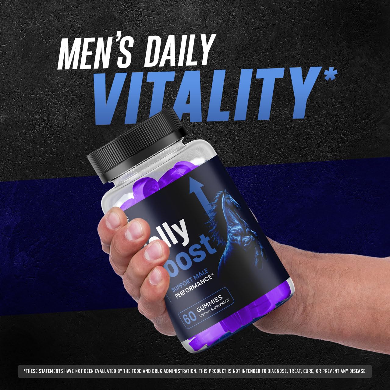 OVICIA Jelly Boost Gummies for Men - 60 Gummies