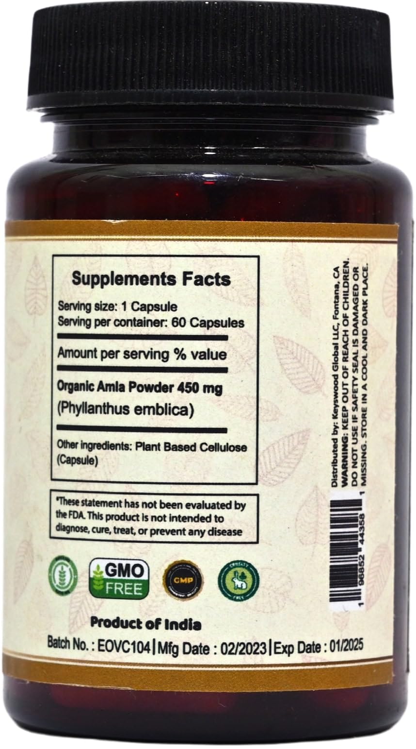 VedaSecrets Amla Capsules 60 Count