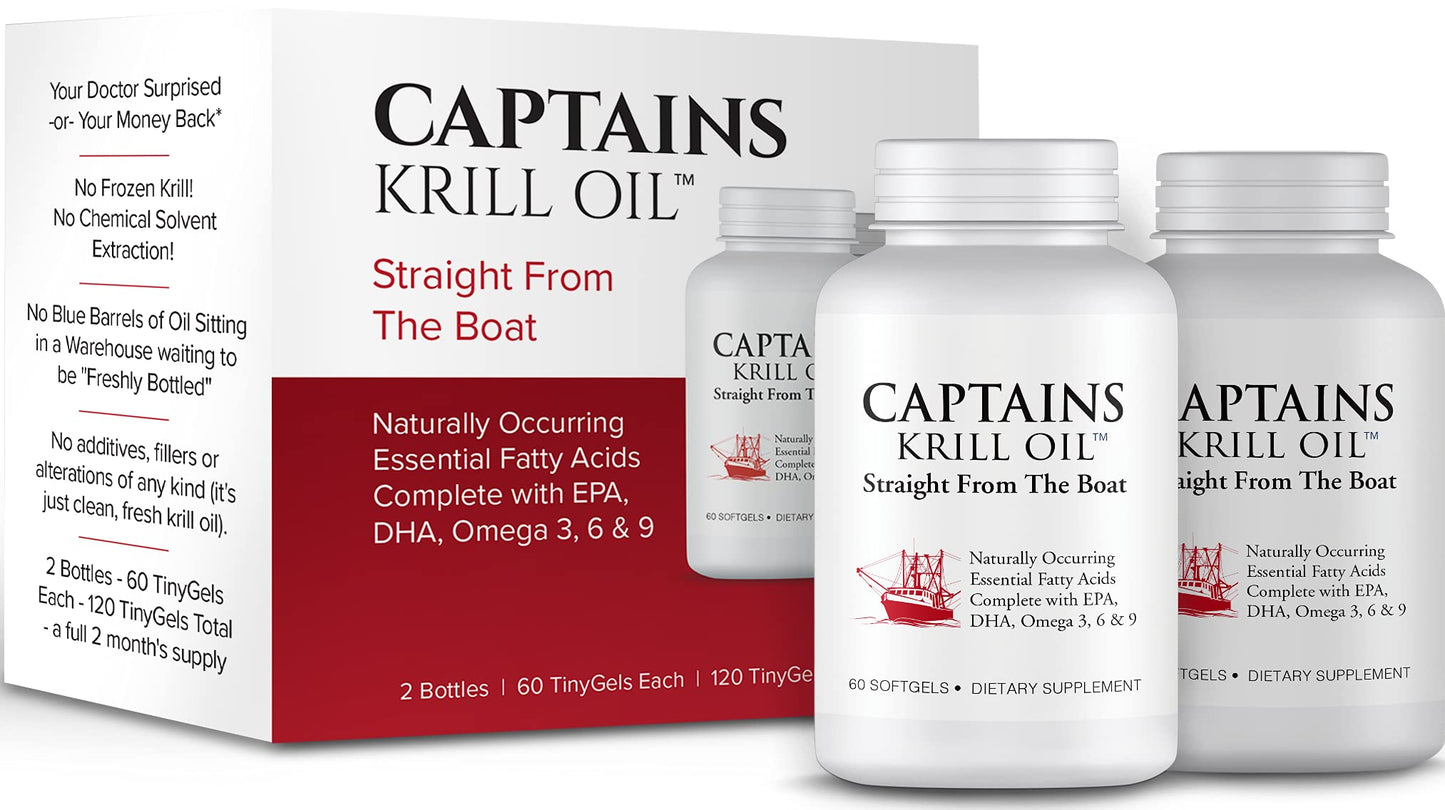 Captains Krill Oil Softgel 2-Pack