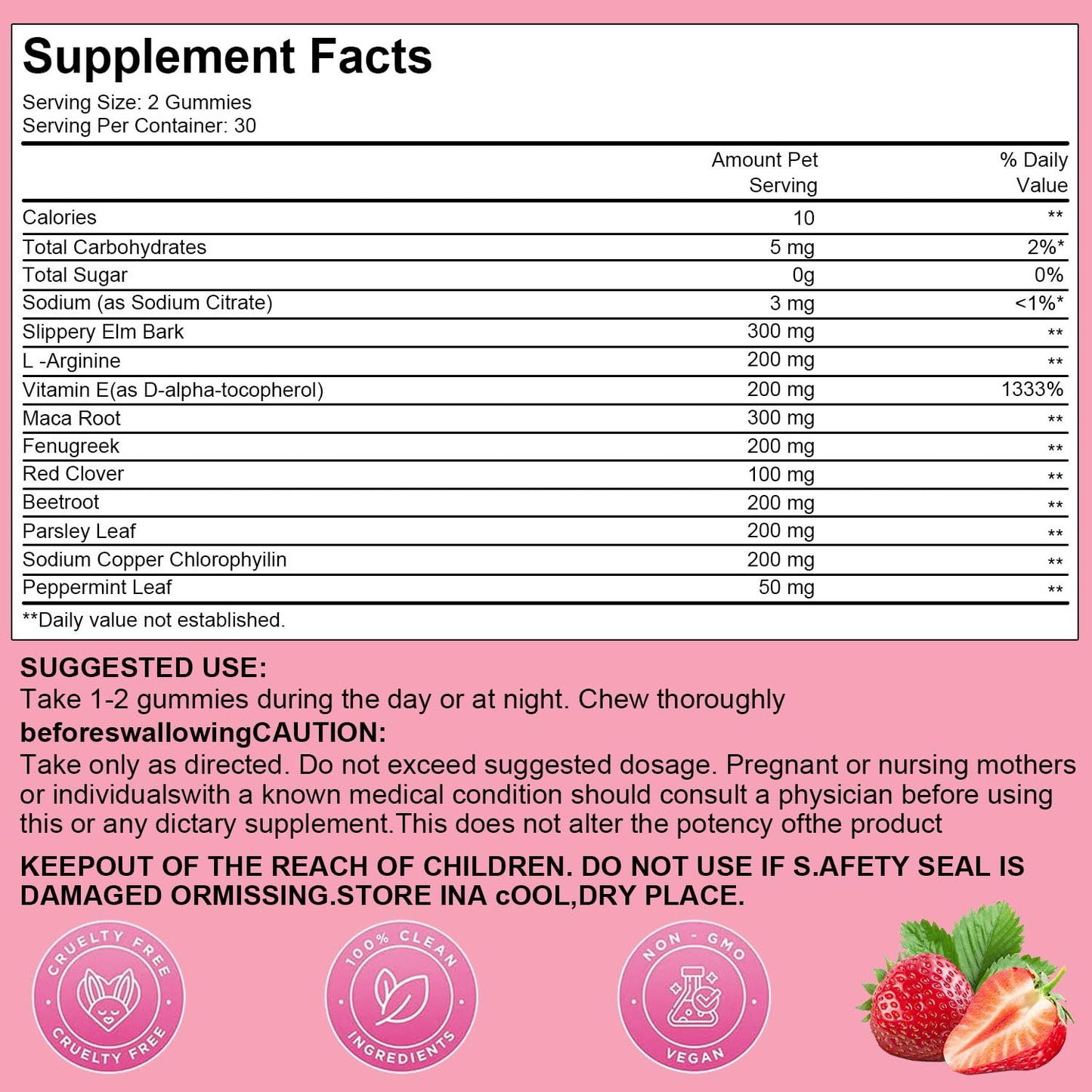 Josmon Pheromone Gummies for Women, 1 Count