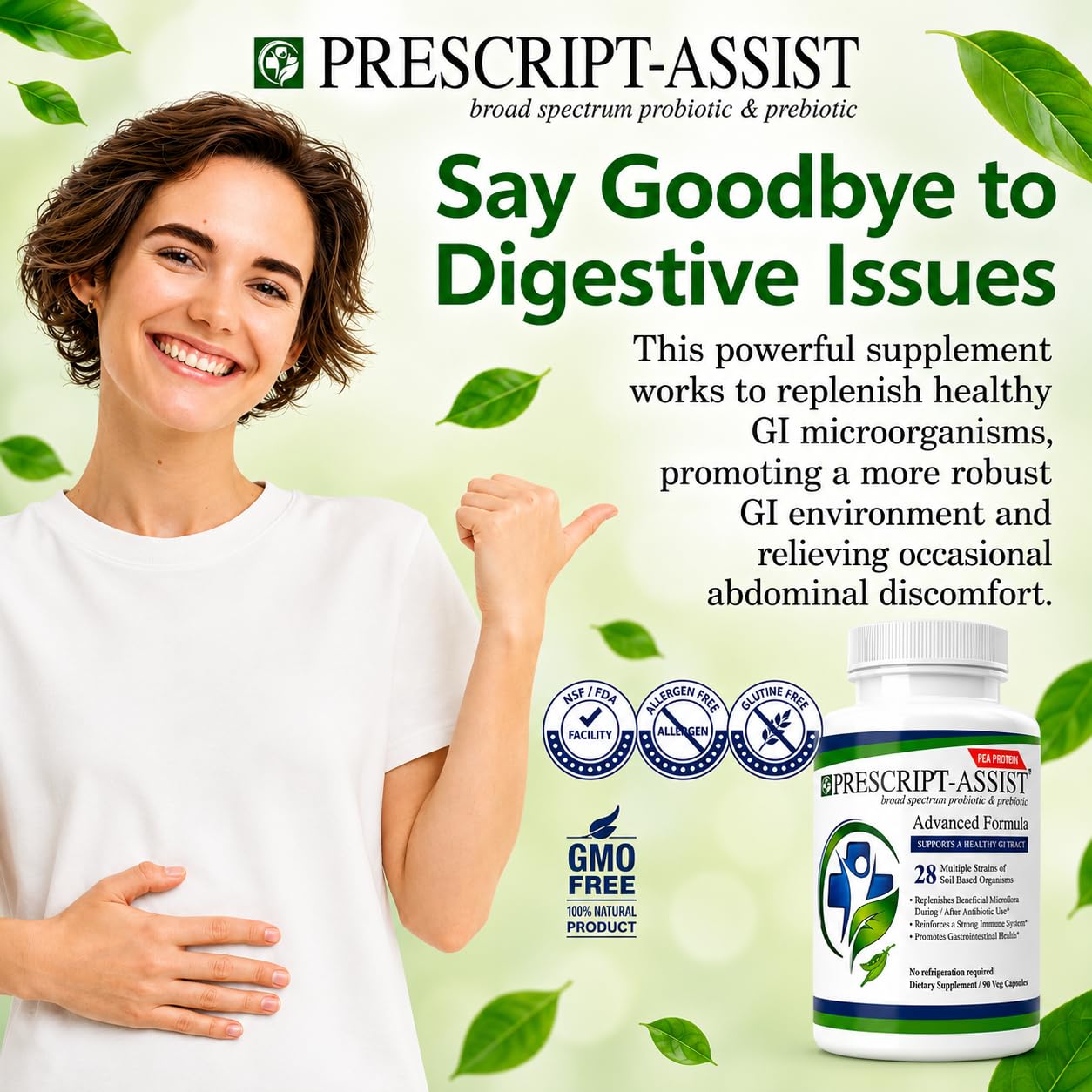 Prescript-Assist Prebiotics & Probiotics for Digestive & Immune Health 1 Capsule