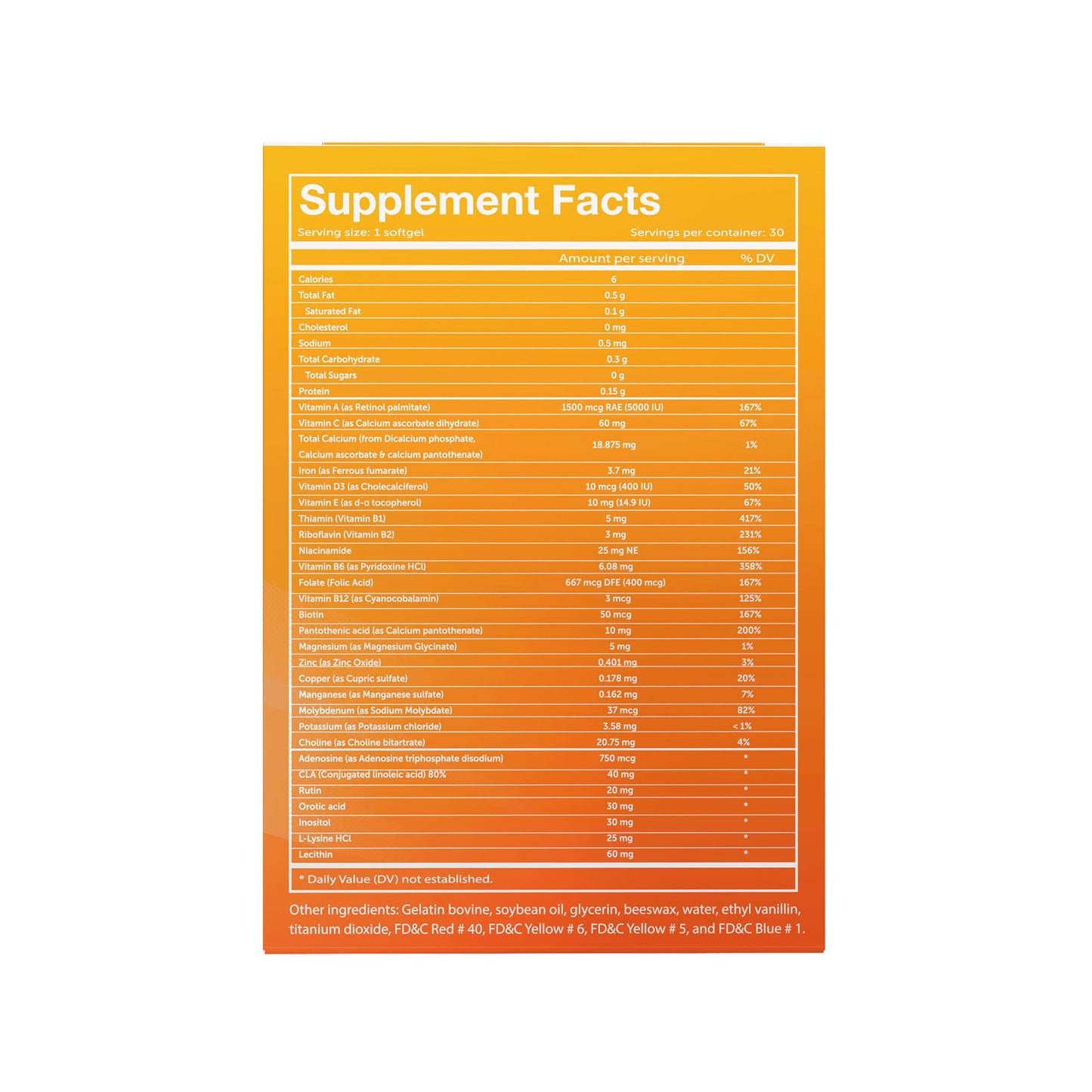 Vivioptal Vitamins Multi Softgels 30