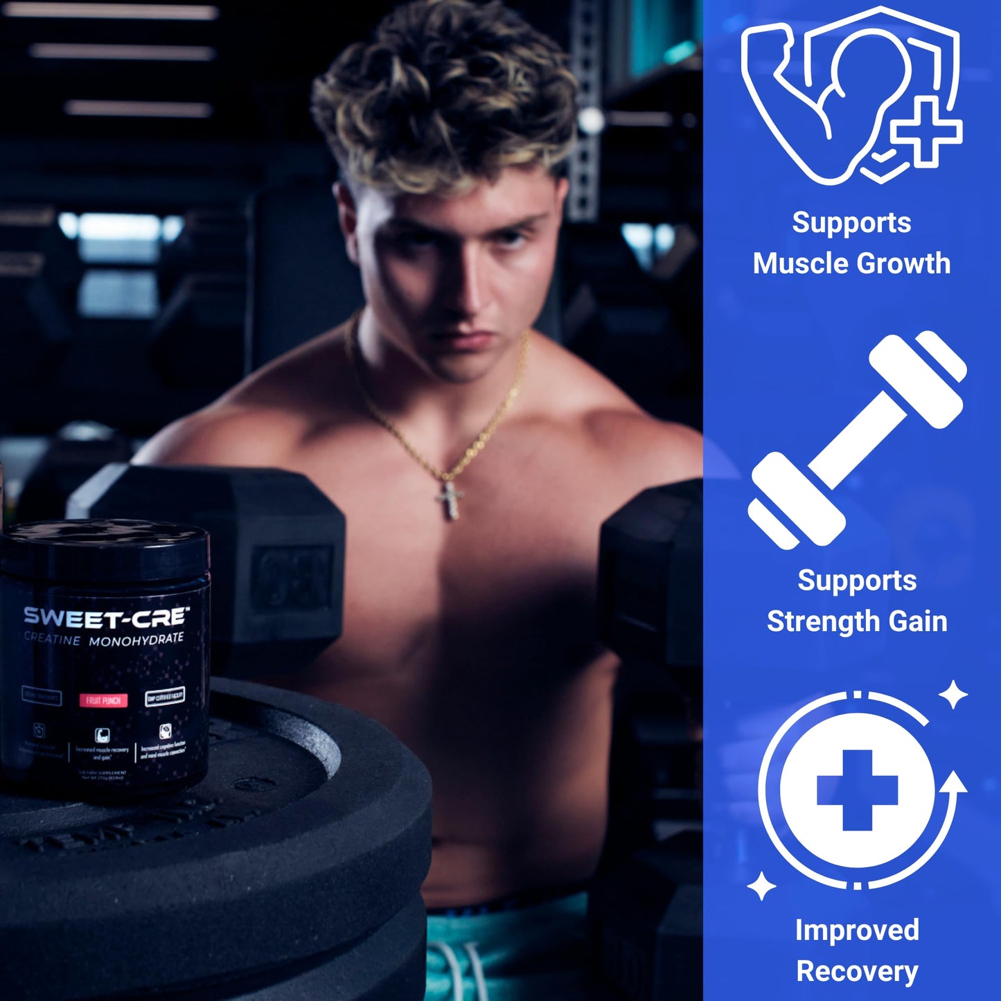 Sweet Cre Creatine Monohydrate Powder 10 oz