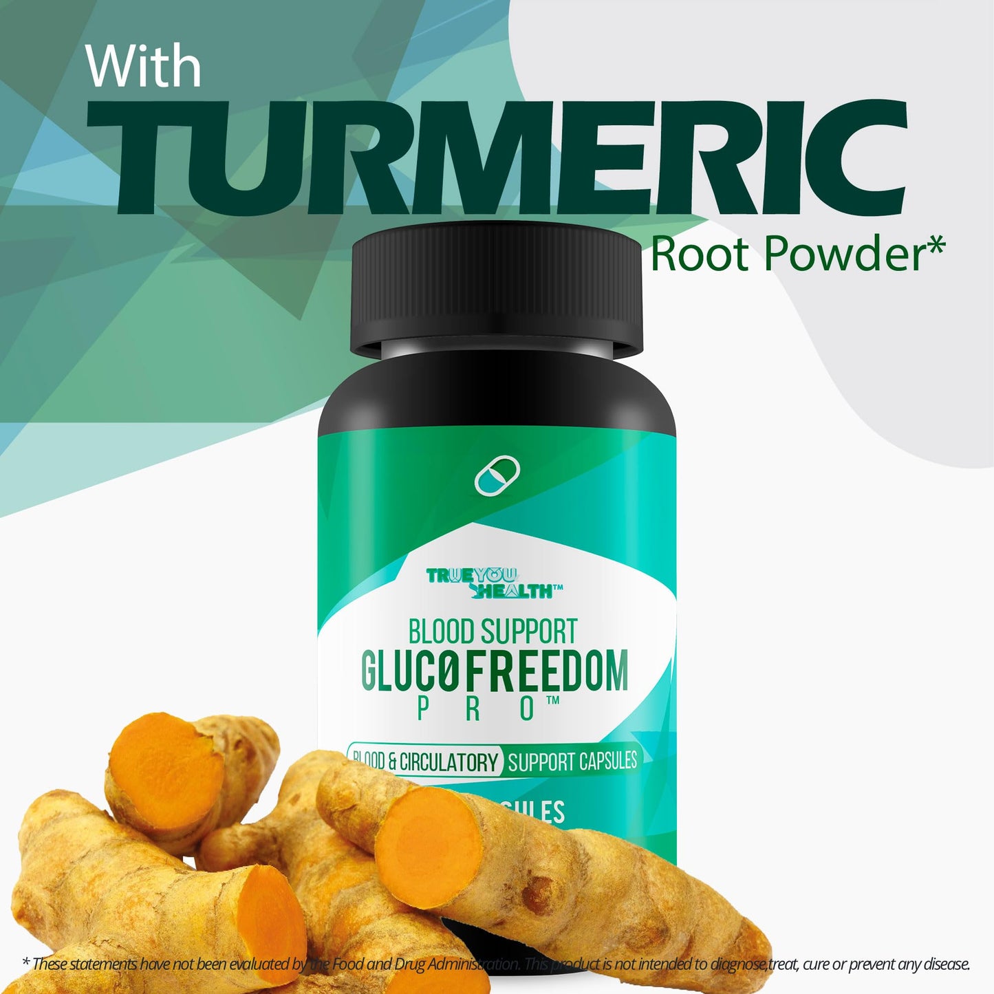 True You Health Blood Support Gluc0 Freedom Pro Capsule, 90 Count