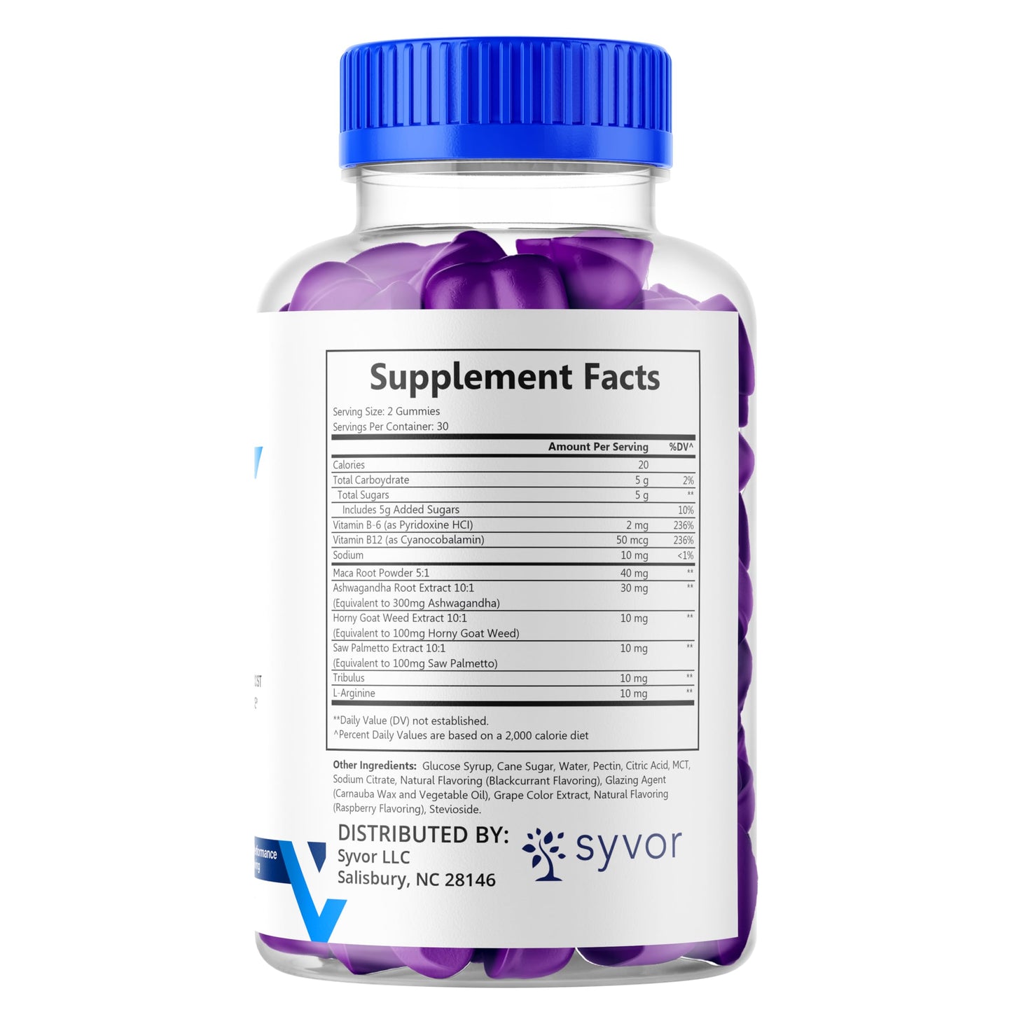 Syvor Elite Grow XL Gummies 60 Count