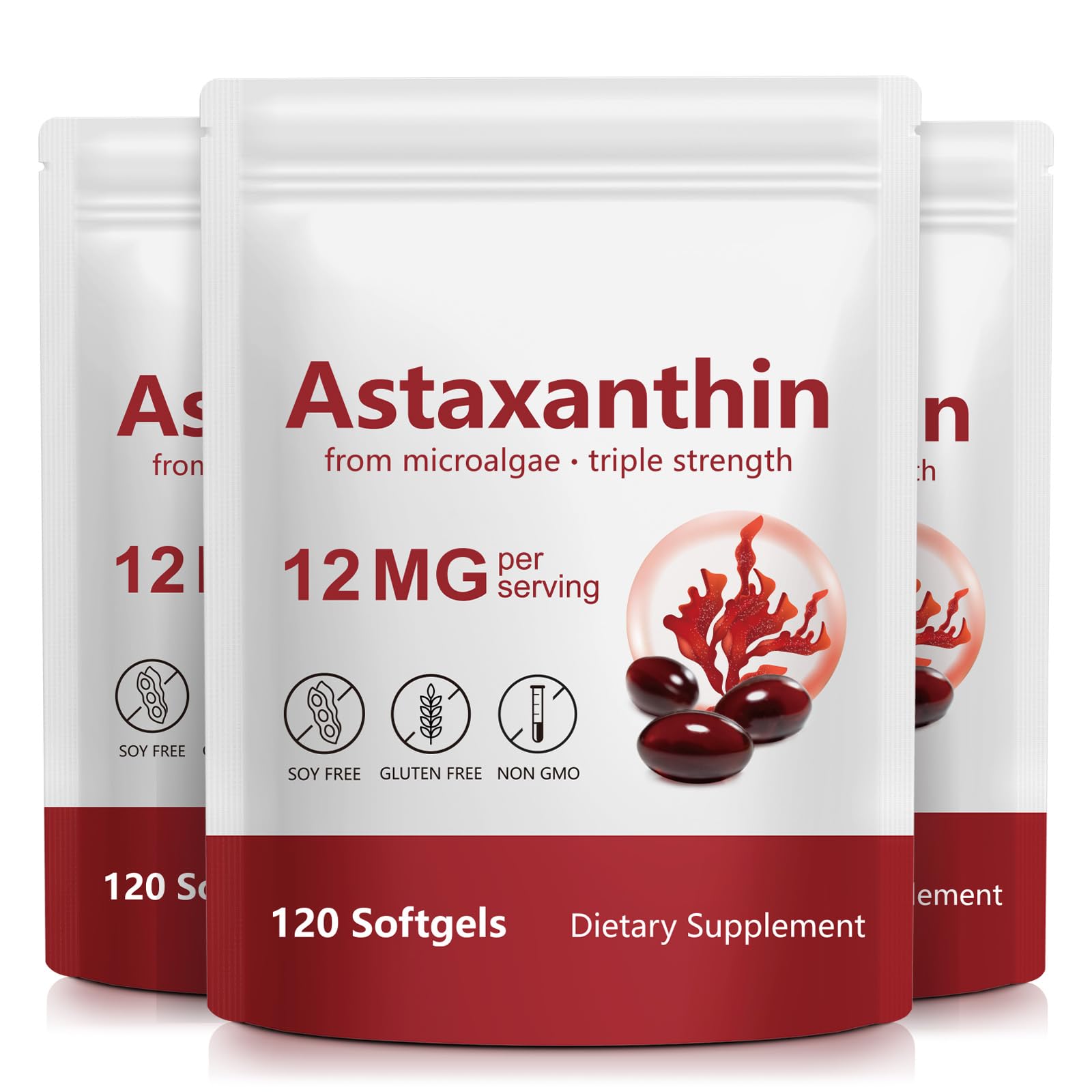 Xaarty Premium Astaxanthin 12mg Capsule, 360 Capsules