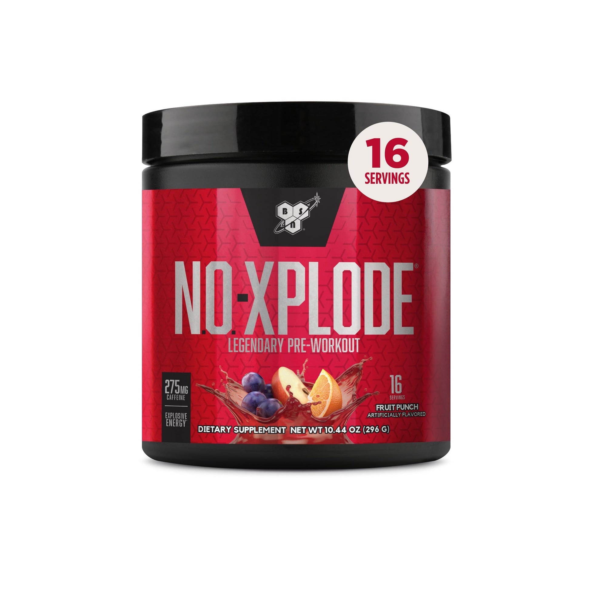 BSN N.O.-XPLODE Pre Workout Powder, 16 Servings, 0.65 Pound