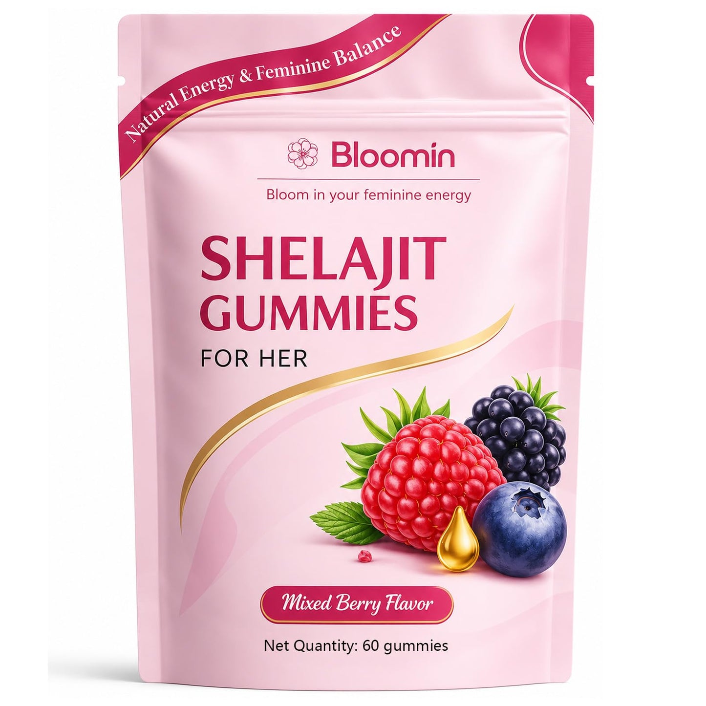 Botanic Vault Bloomin Shilajit, 60 Gummies