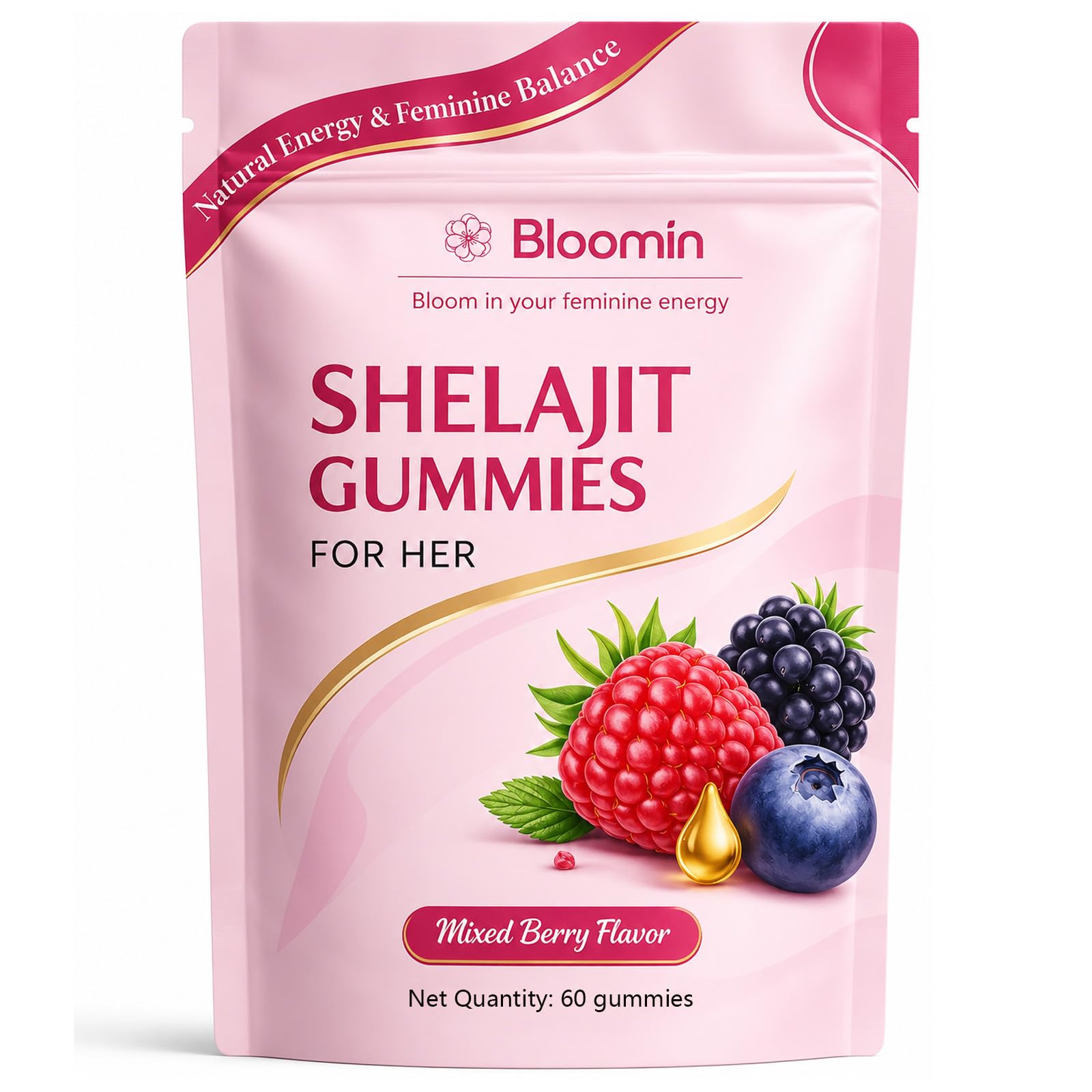 Botanic Vault Bloomin Shilajit, 60 Gummies