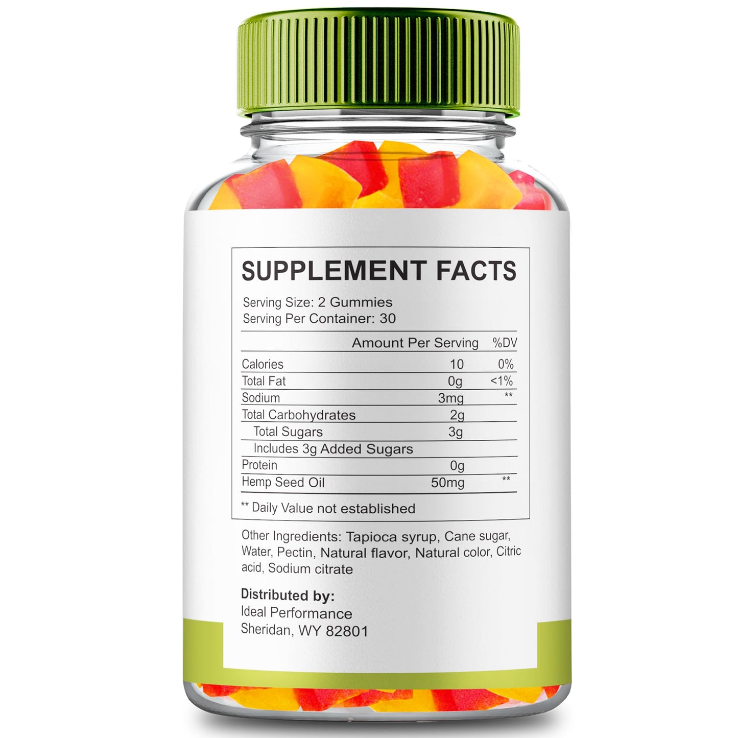 Ideal Performance Tranquil Blend Hemp Gummies, 120 Count