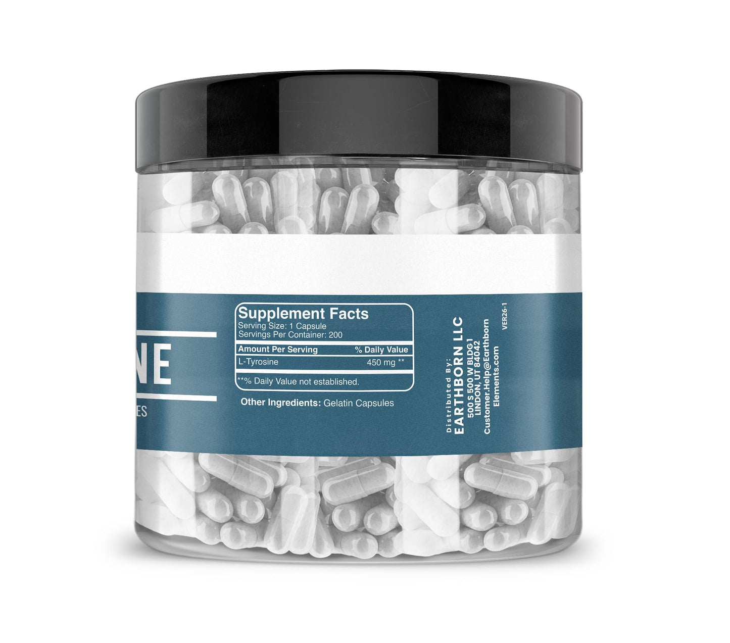 Earthborn Elements L-Tyrosine Capsules 200 Count
