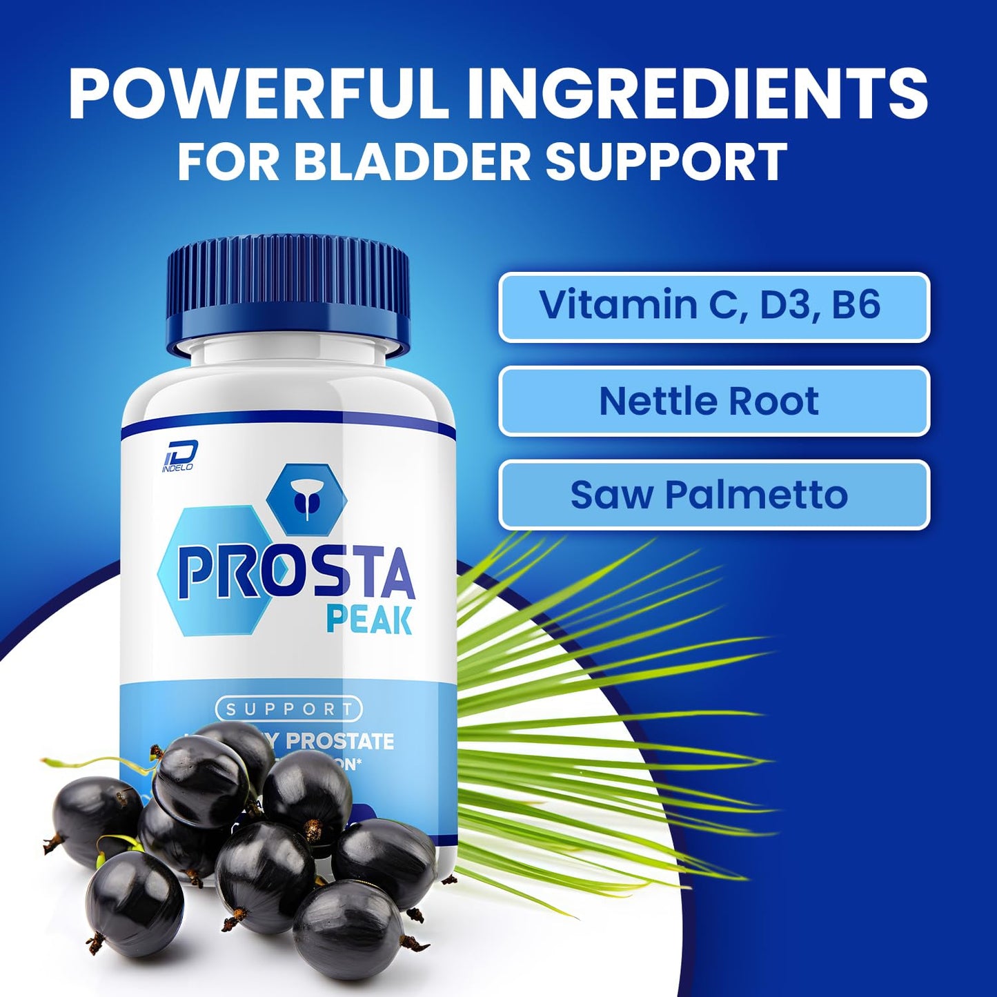 Indelo Prosta Peak Capsule Advanced Formula, 120 Capsules