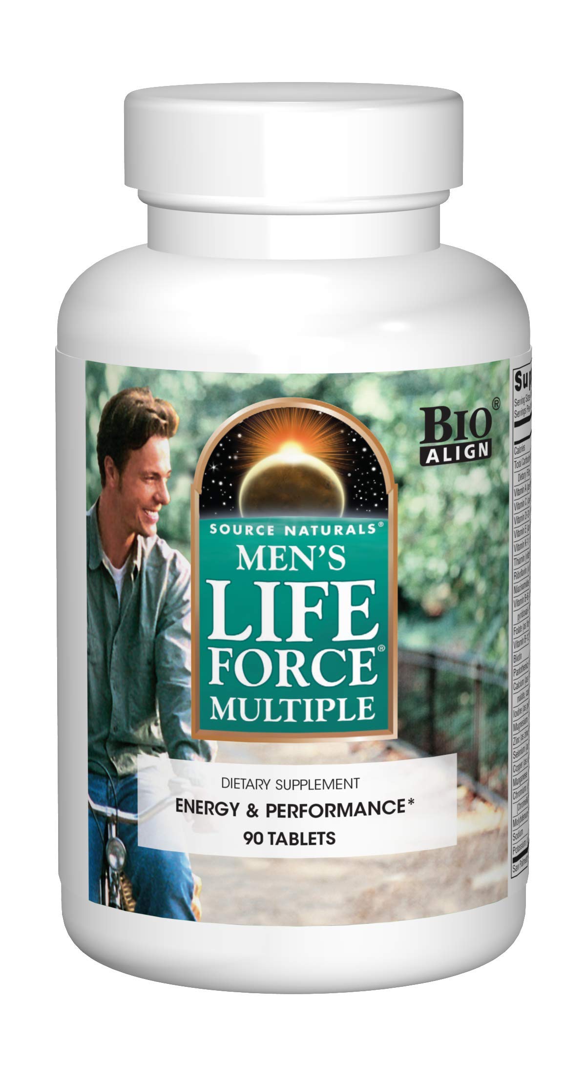 Source Naturals Men's Life Force Daily Multivitamin & Immune Health Supplement Tablets 90