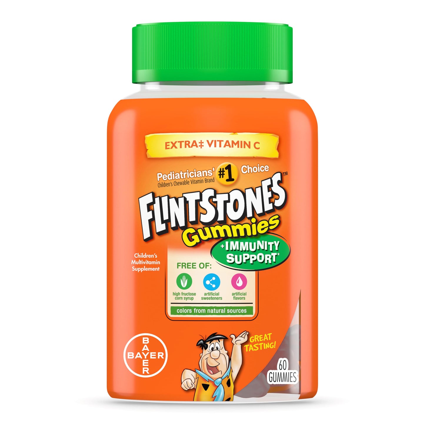Flintstones Vitamins Children's Multivitamin Plus Immunity Support Gummy 60 Count