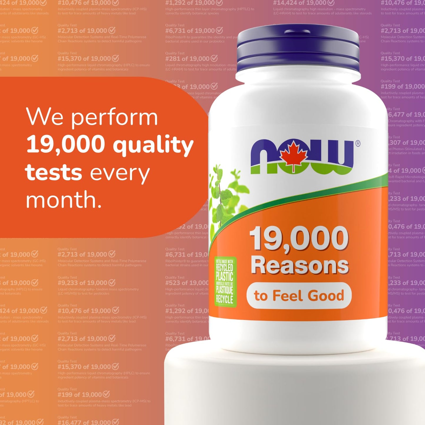 NOW Foods Red Mineral Algae Plus Vitamin D-2 Vegetarian Calcium Joint Health, 180 Capsules