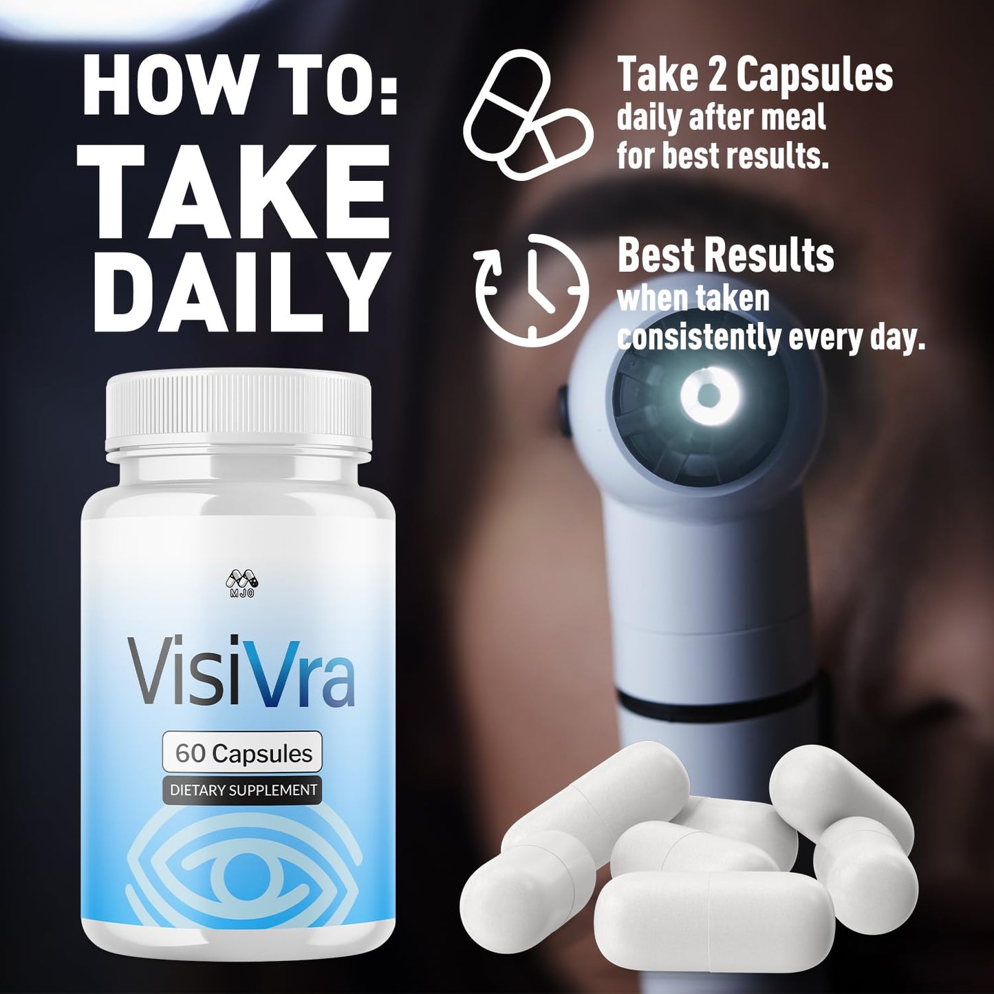 MJO Visivra Vision Pills Capsule 120 Capsules