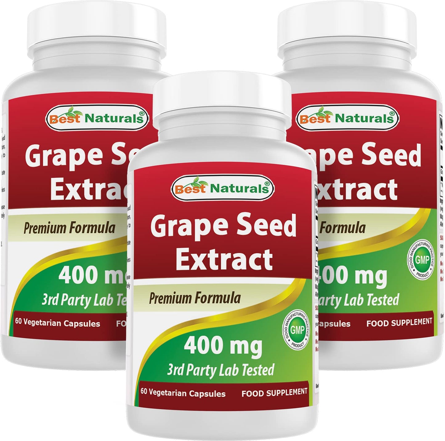 Best Naturals Grapeseed Extract 400 mg Capsule 360 Capsules