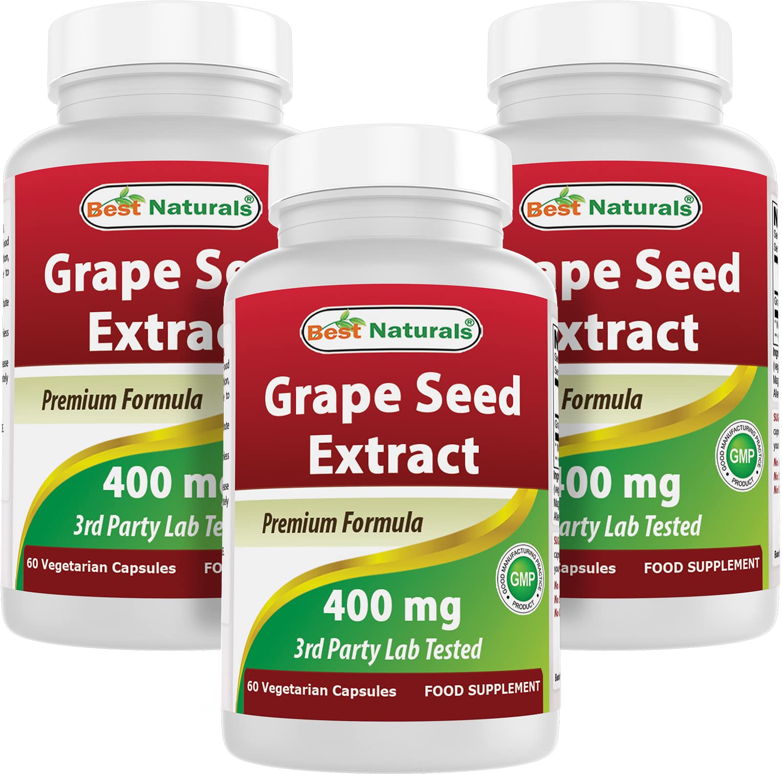 Best Naturals Grapeseed Extract 400 mg Capsule 360 Capsules